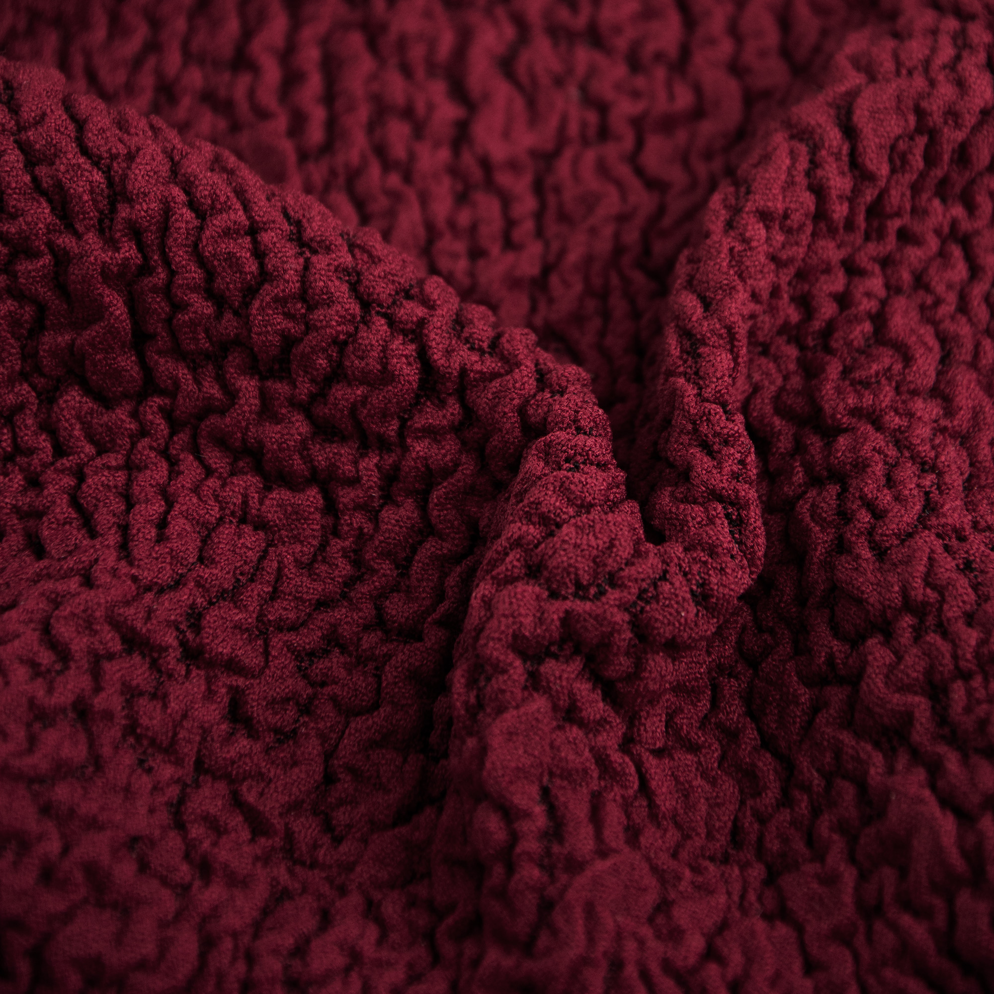 Coppia Coprisedia Con Spalliera Newton Bielastico bordeaux Scudo