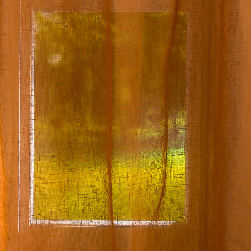 Pair of Ivanka Adjustable Curtains arancio Maè