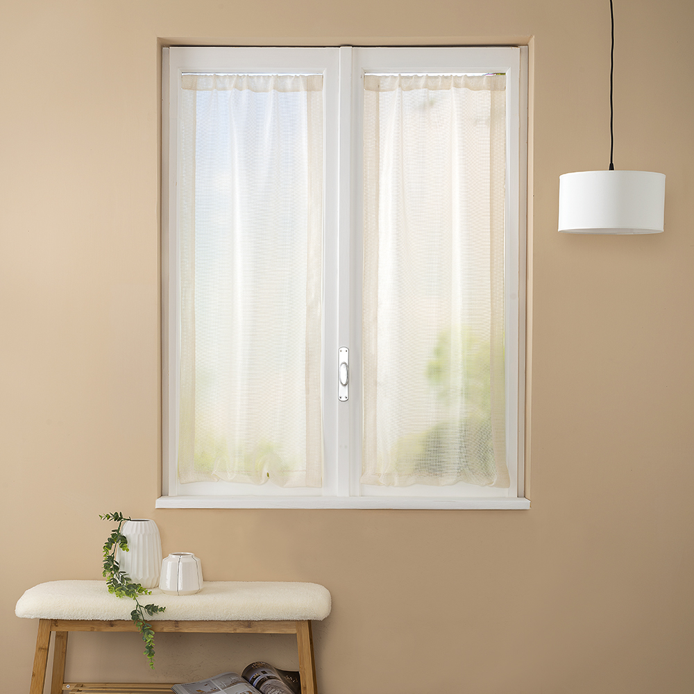 Pair of Numes Adjustable Curtains naturale Maè
