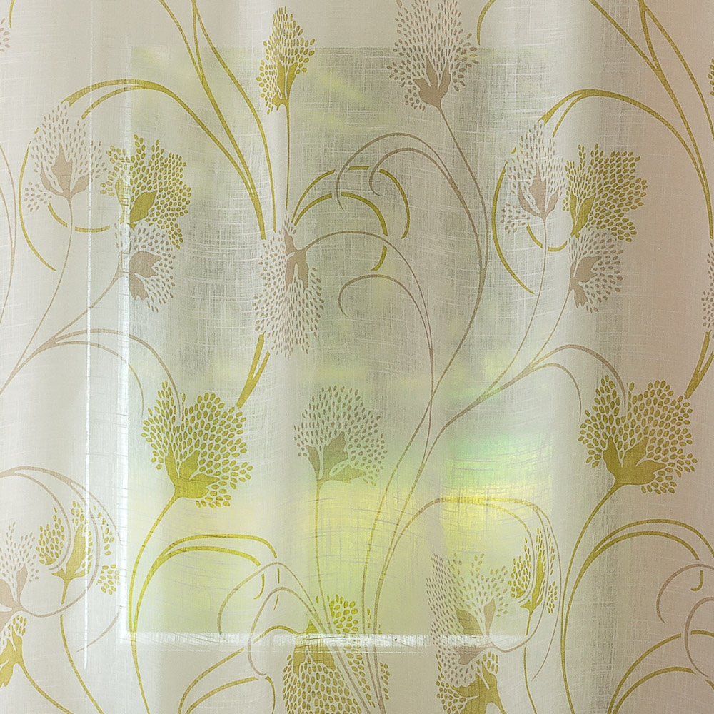 Pair of Adjustable Curtains Telopea verde Maè