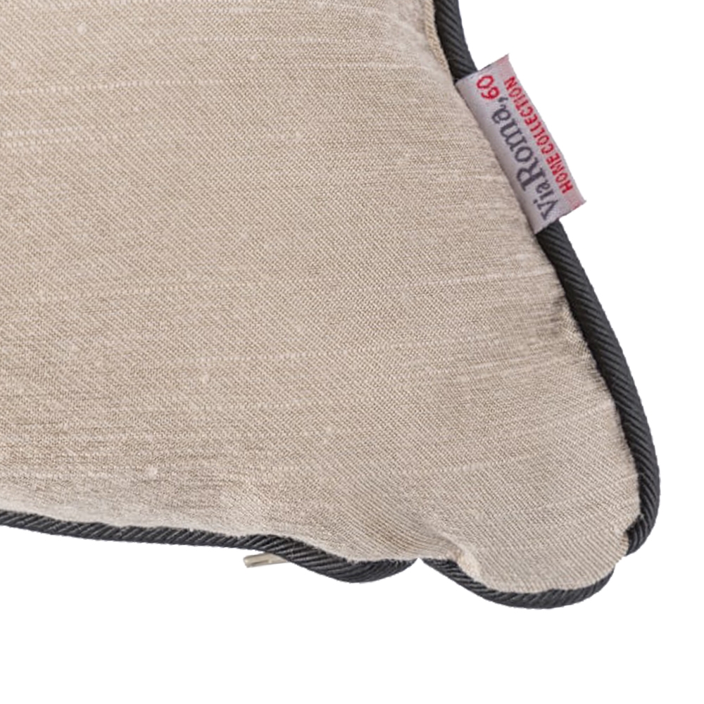 Light Gray Hermione Furnishing Cushion grigio chiaro Via Roma 60