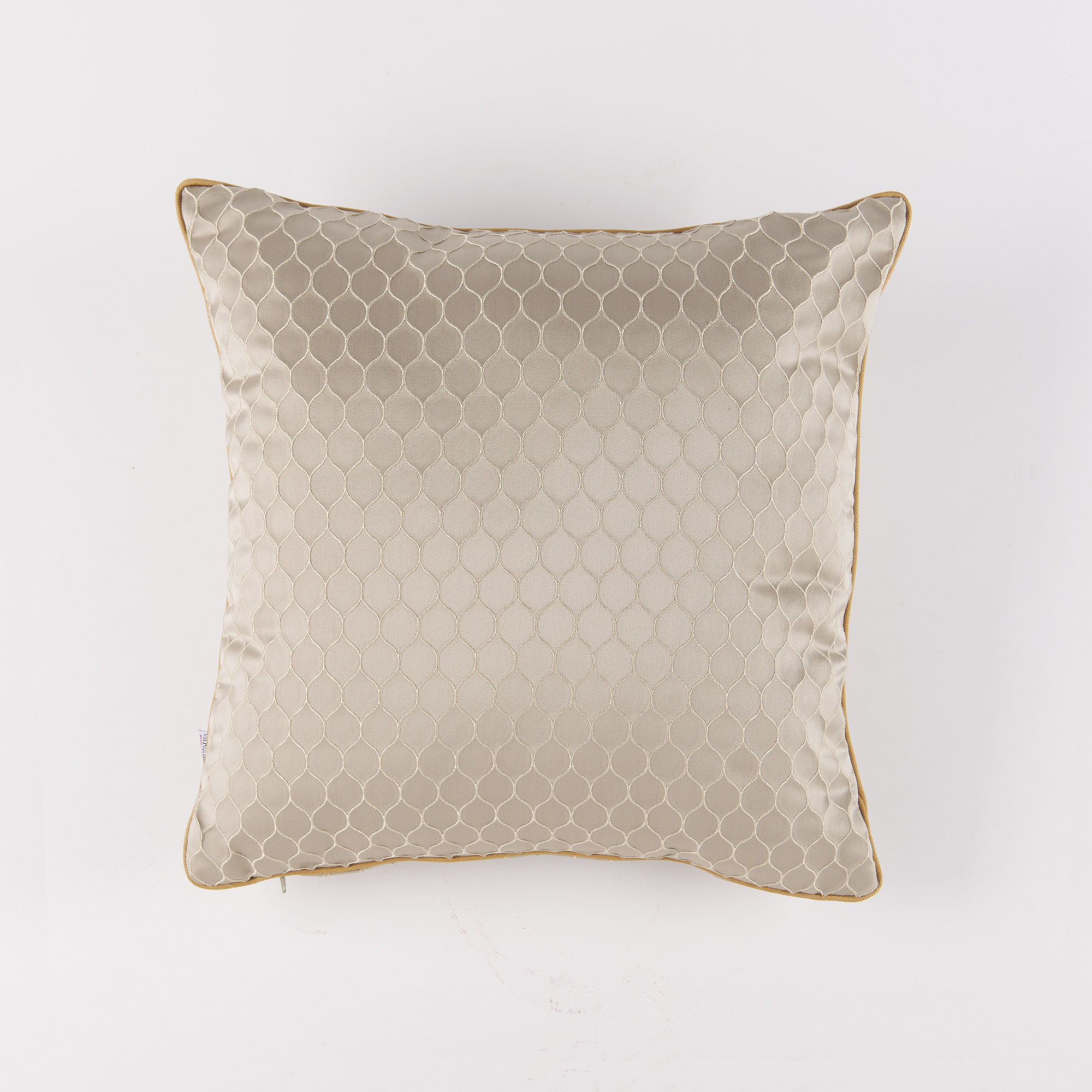 Sinuous furniture pillow beige Via Roma 60