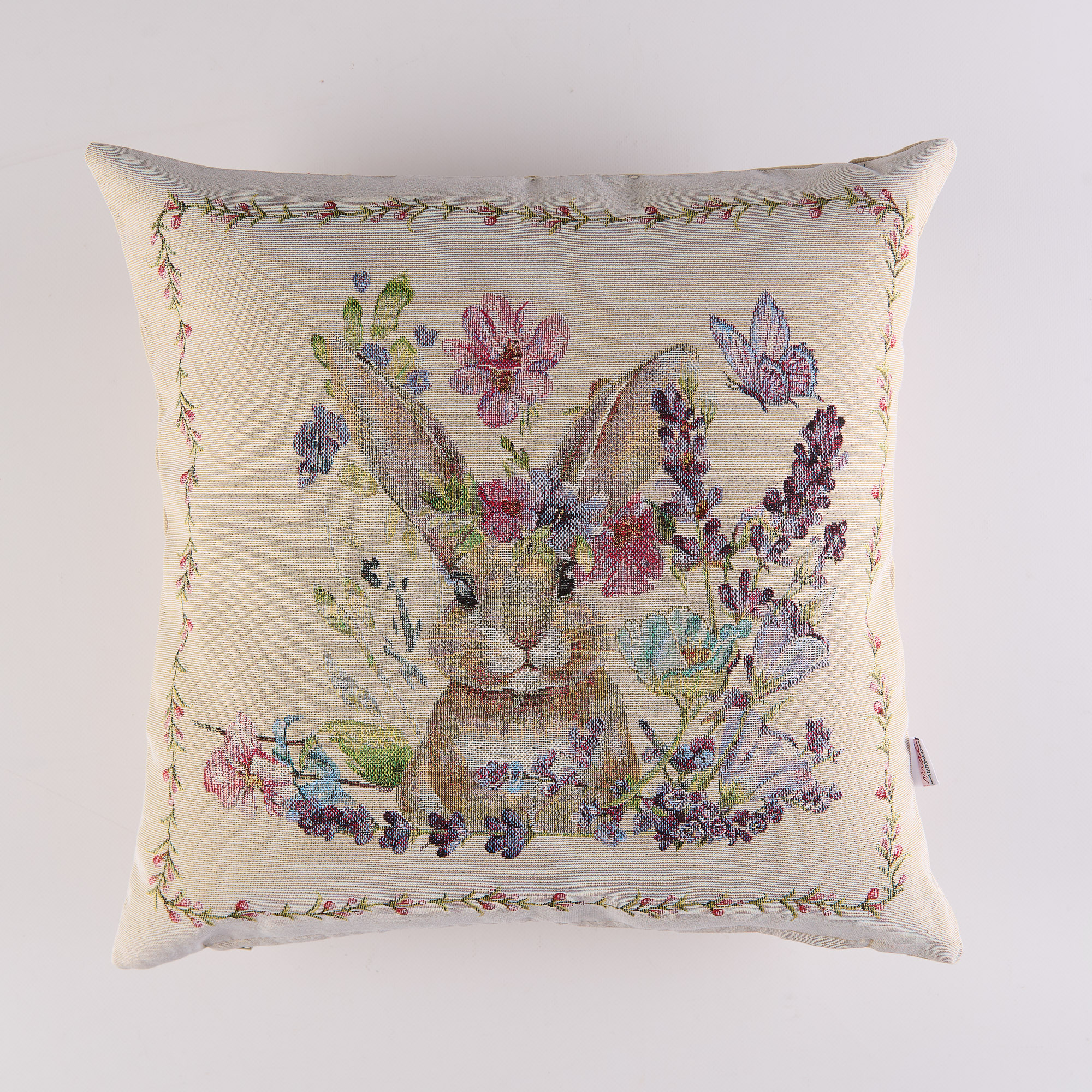 Fodera Cuscino Arredo Drusilla Gobelin Coniglio multicolor Maè