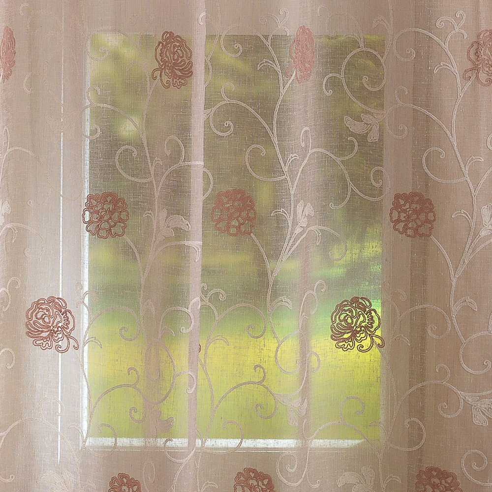 Curtain Panel with Deep Fascia rosa Maè