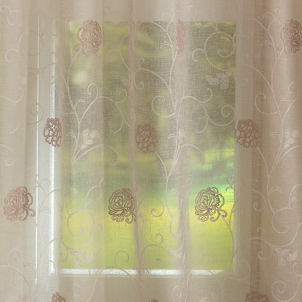 Curtain Panel with Deep Fascia beige Maè