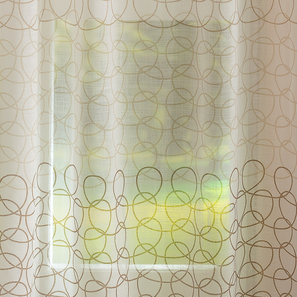 Curtain Panel with Dillon Fascia beige Maè
