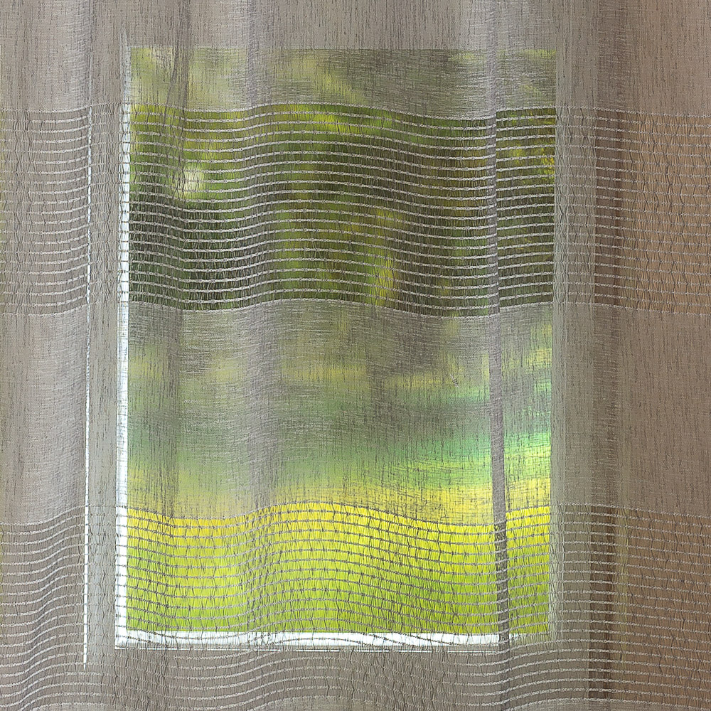Curtain Panel with Giuletta Fascia grigio Maè