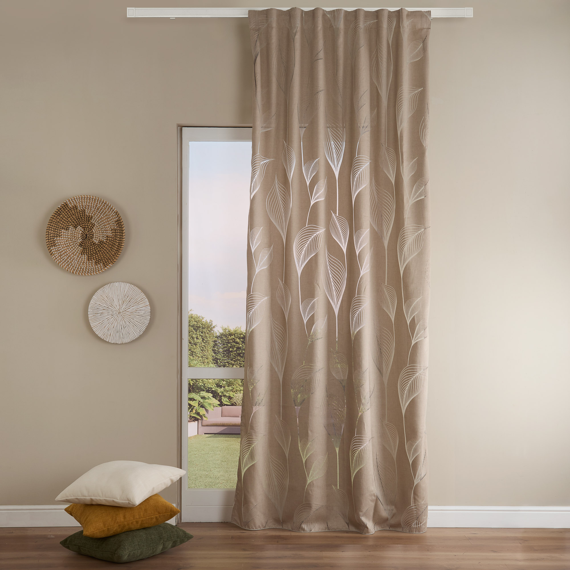 Moringa Stripe Awning Panel tortora Maè