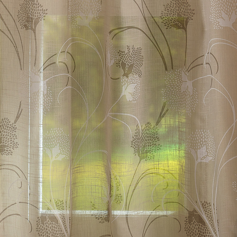 Curtain Panel with Telopea Fascia tortora Maè