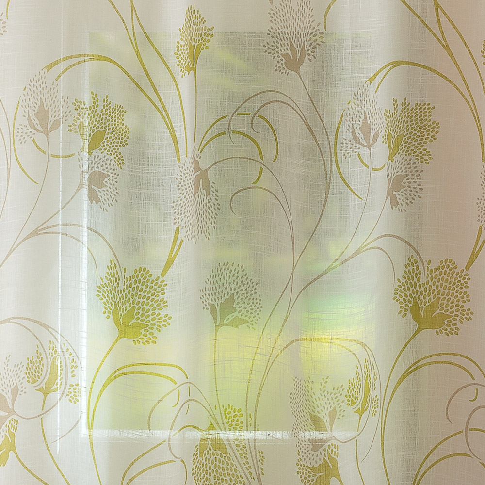 Curtain Panel with Telopea Fascia verde Maè