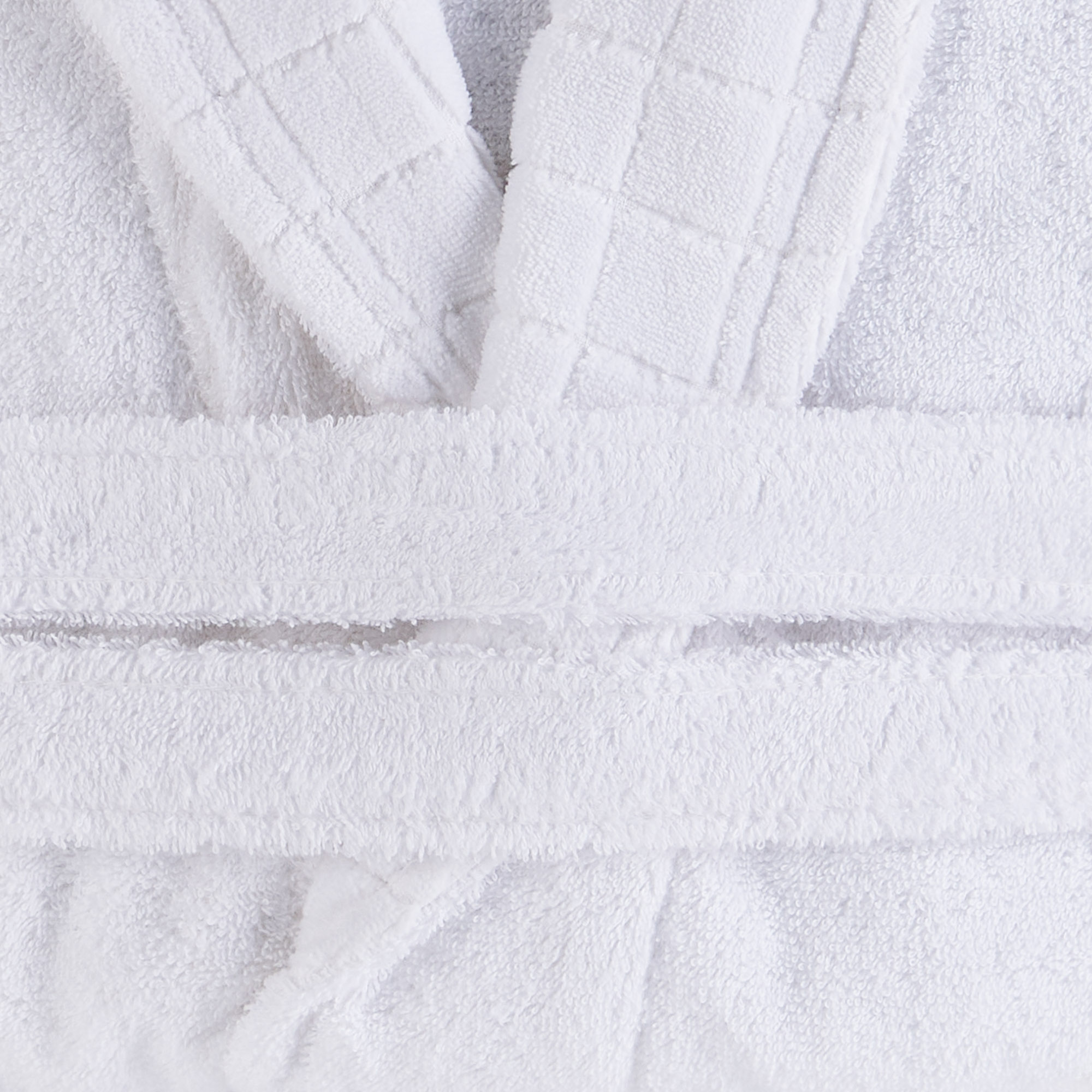 Box shawl bathrobe bianco Via Roma 60