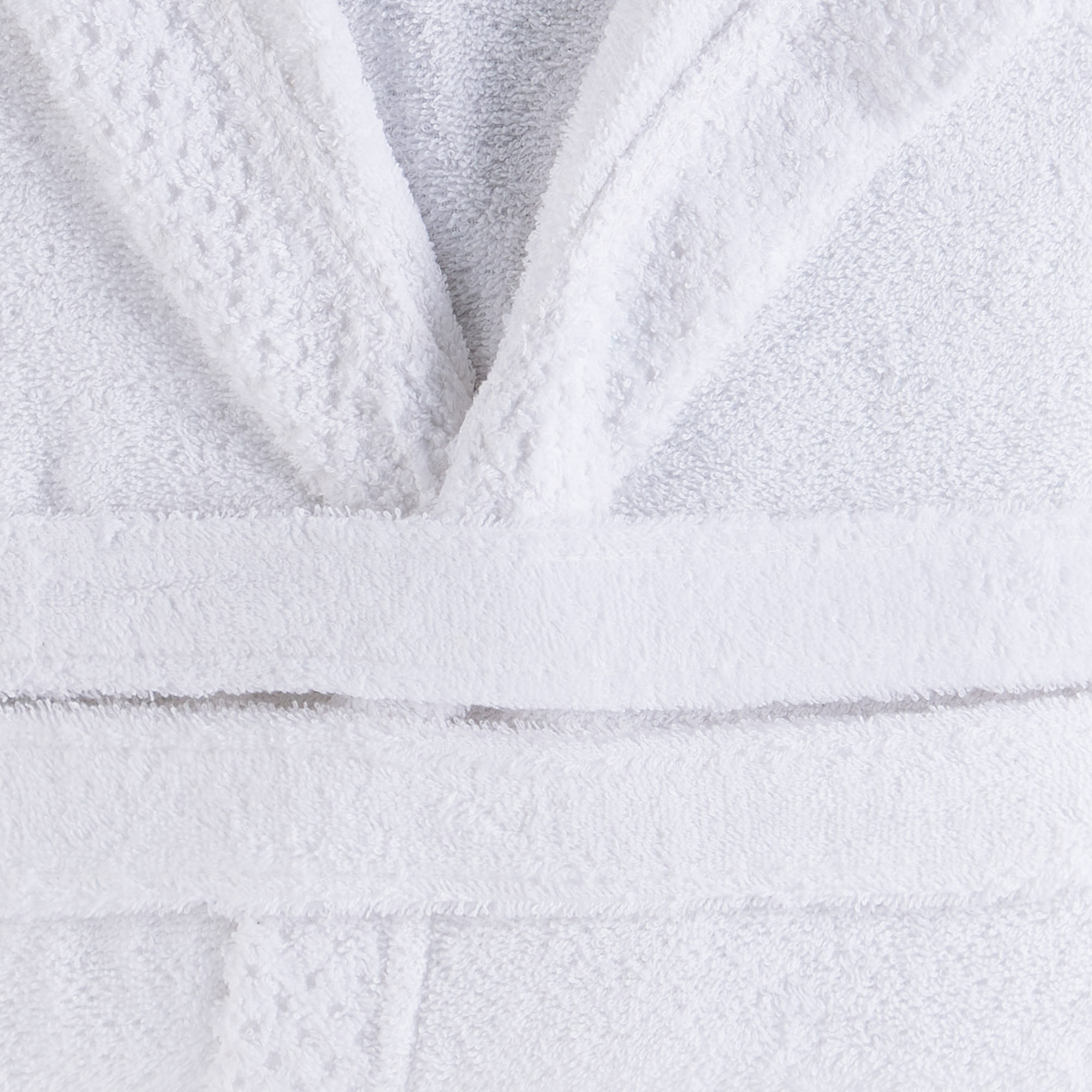 Check robe with hood bianco Via Roma 60