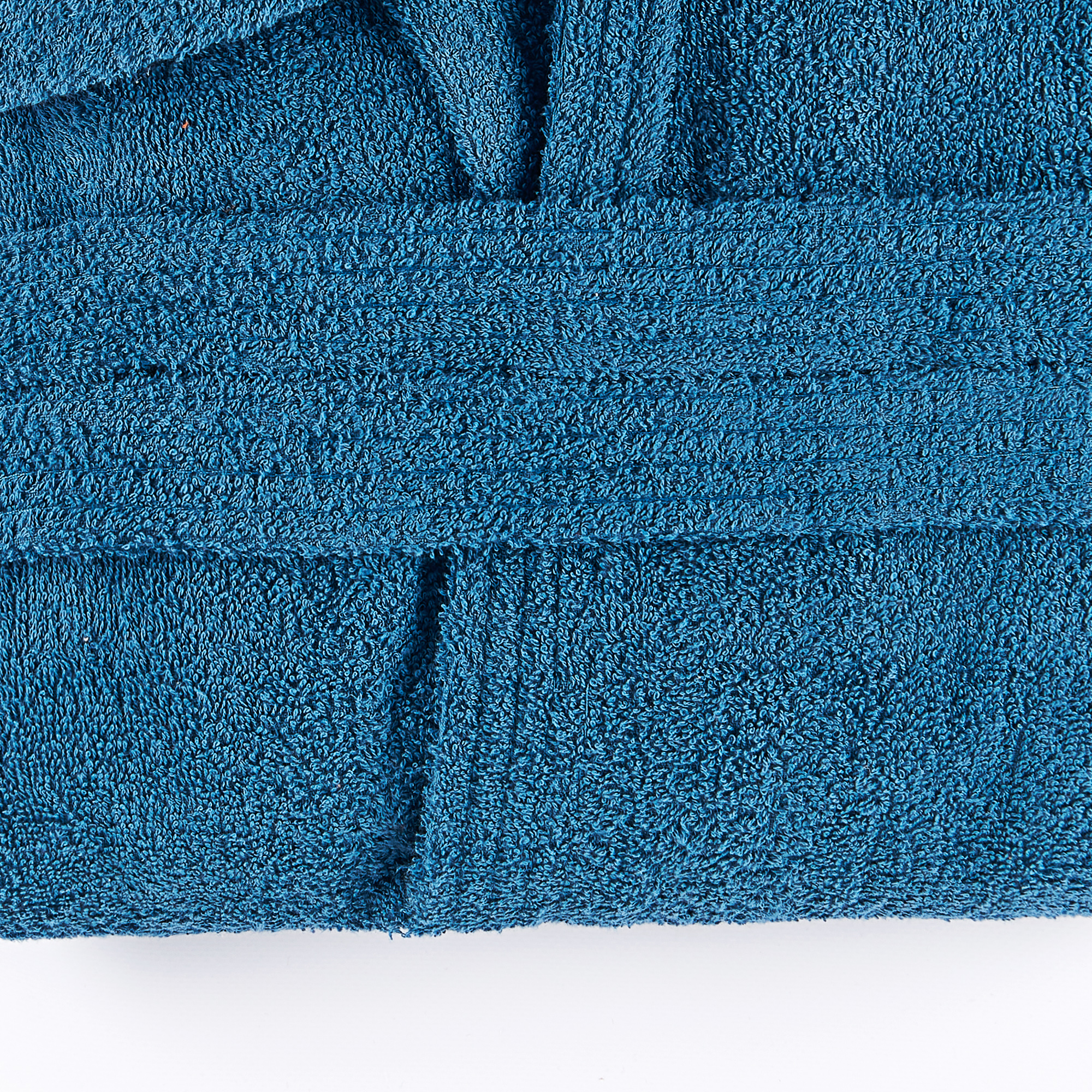 Ambient terry bathrobe with hood blu oltremare Maè