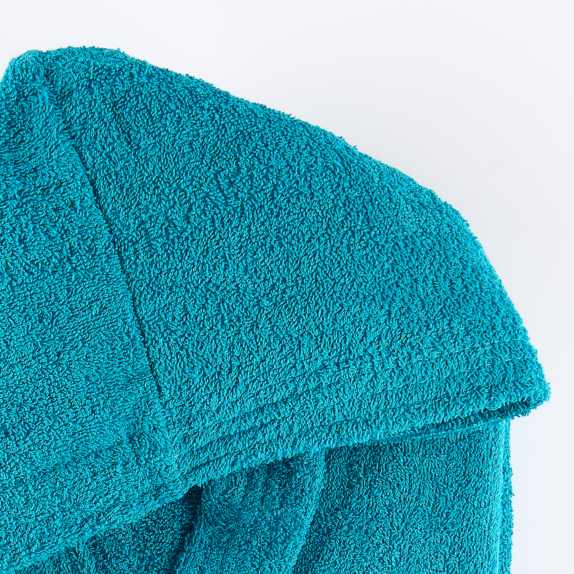 Ambient terry bathrobe with hood azzurro Maè