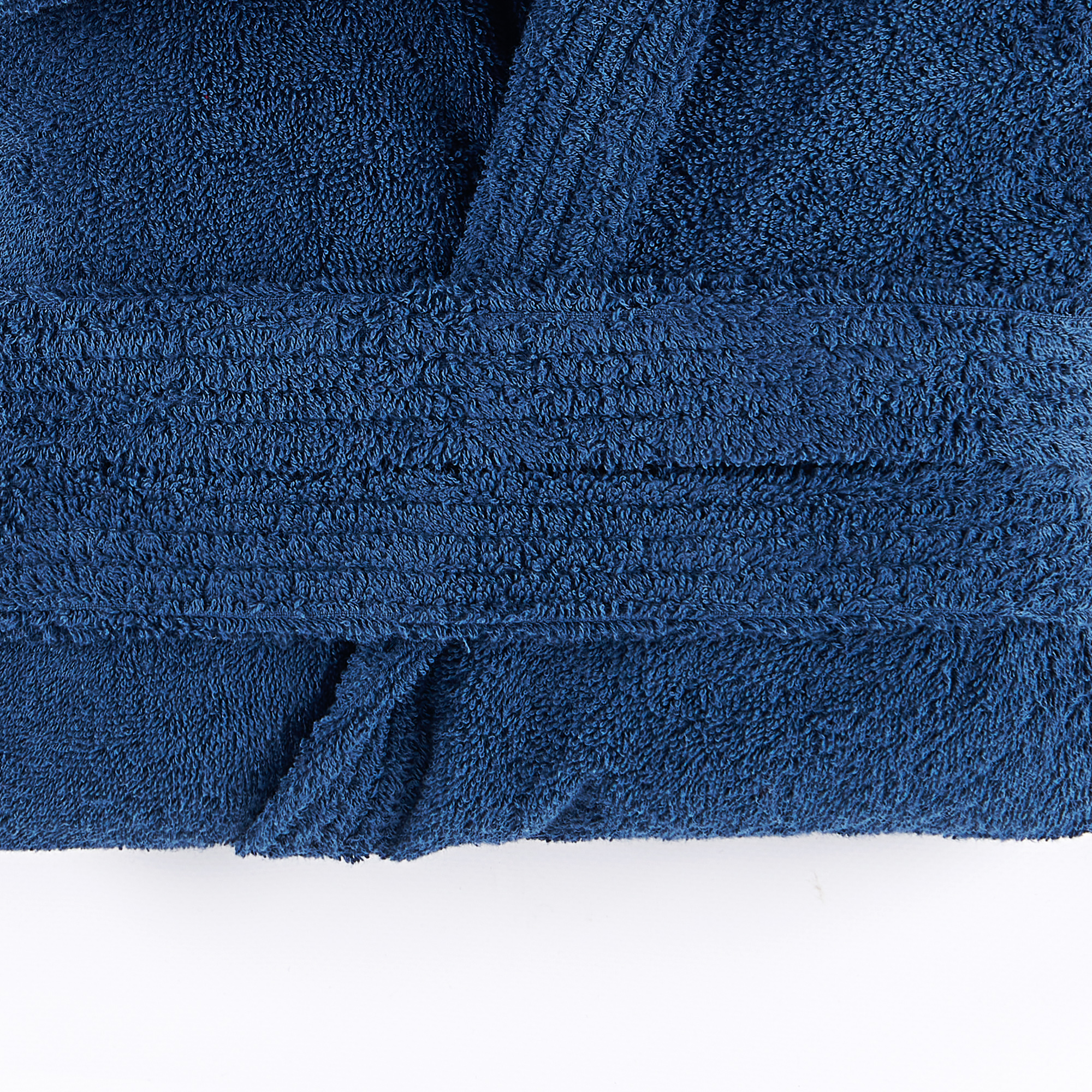 Халат с капюшоном из живого полотенца blu denim Maè