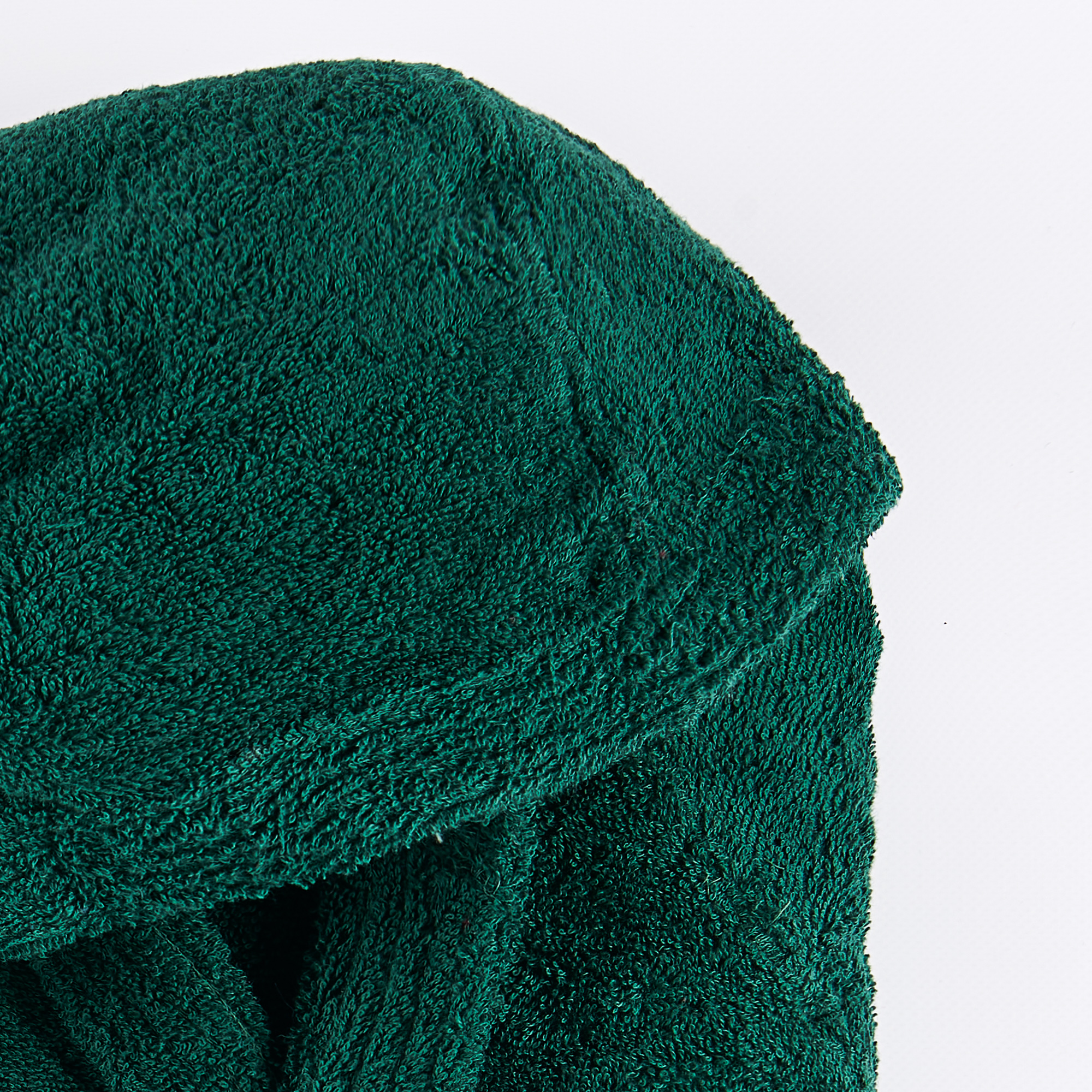Халат с капюшоном из живого полотенца verde inglese Maè