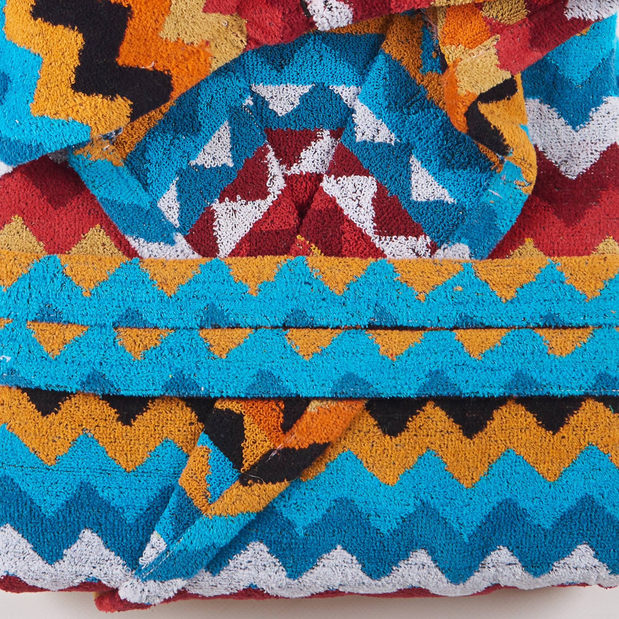 Skyline Zig Zag Frottee-Bademantel multicolor Maè