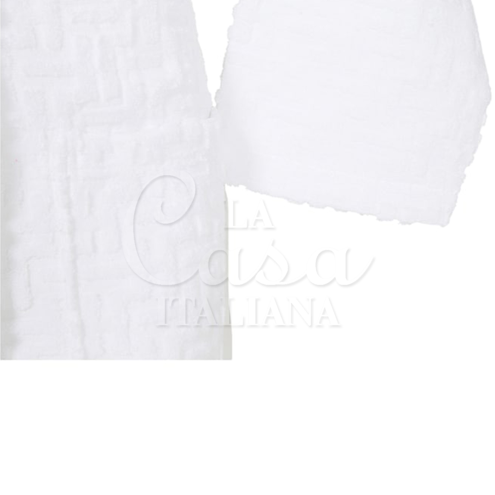 Модный банный халат с капюшоном bianco Via Roma 60