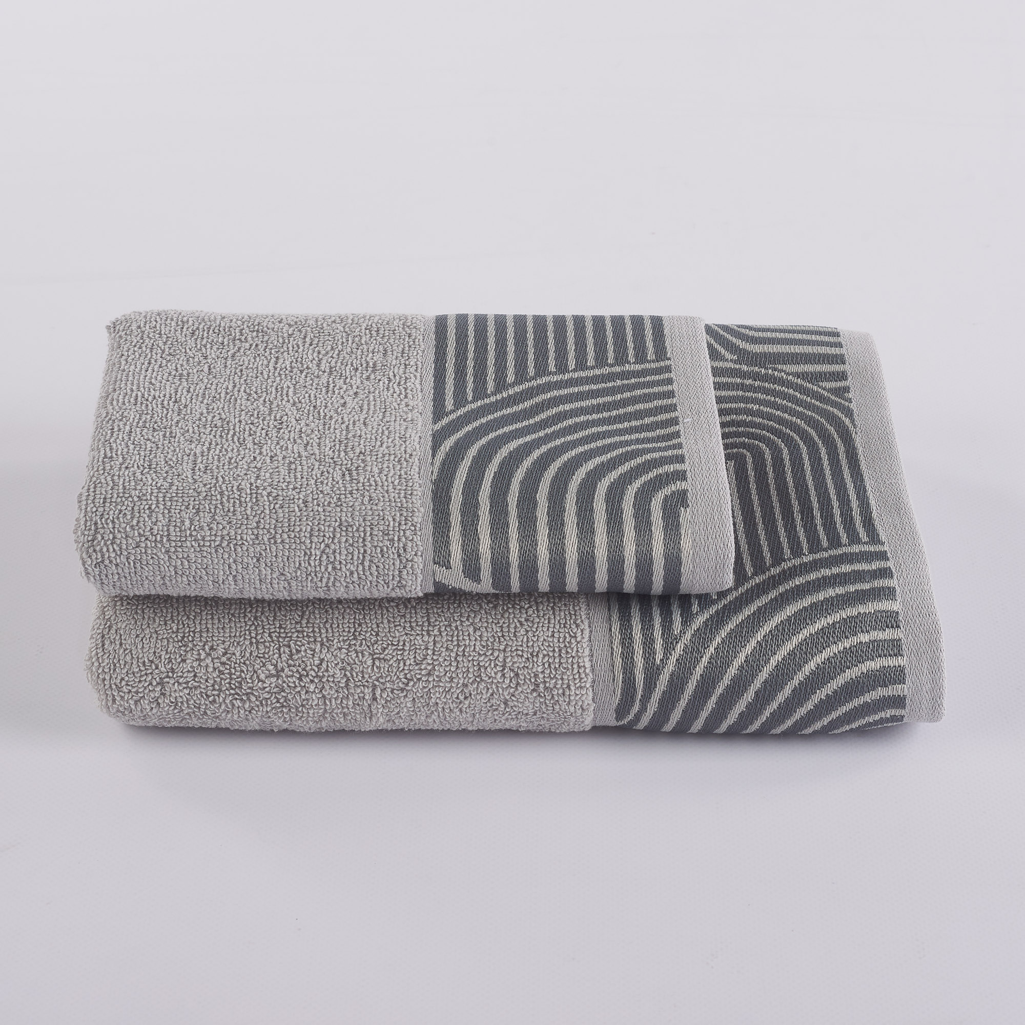 Set 1 + 1 Spugna Geometric Balza grigio Maè