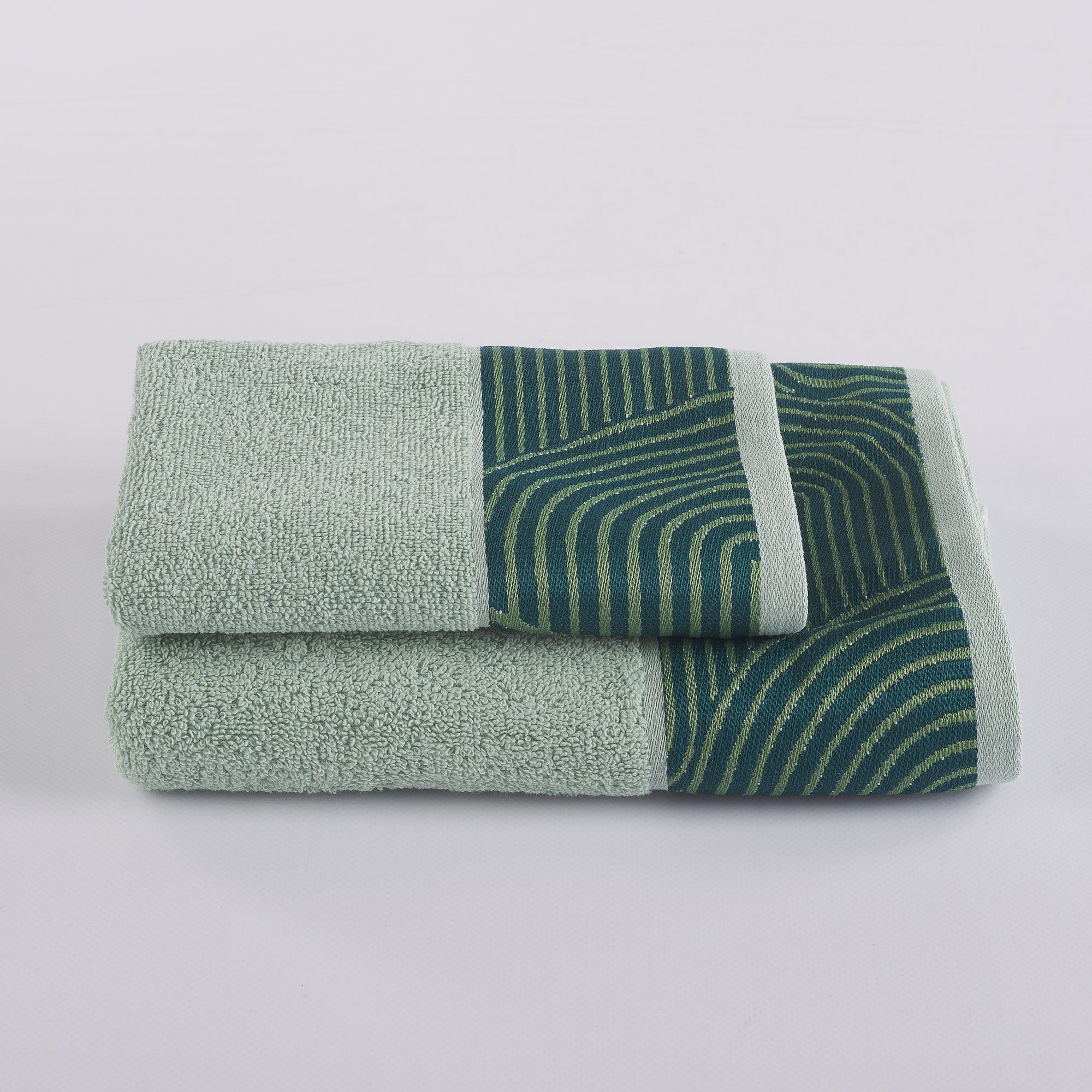 Set 1 + 1 Spugna Geometric Balza salvia Maè