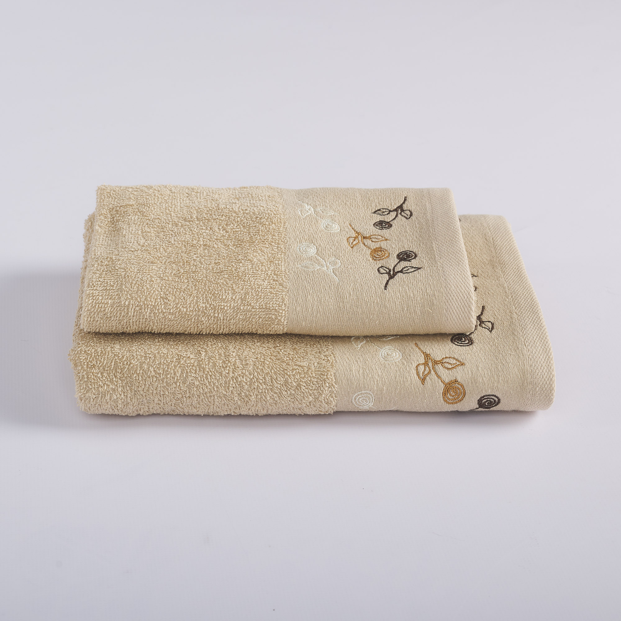Набор 1 + 1 губка для вышивания цветов beige Maè