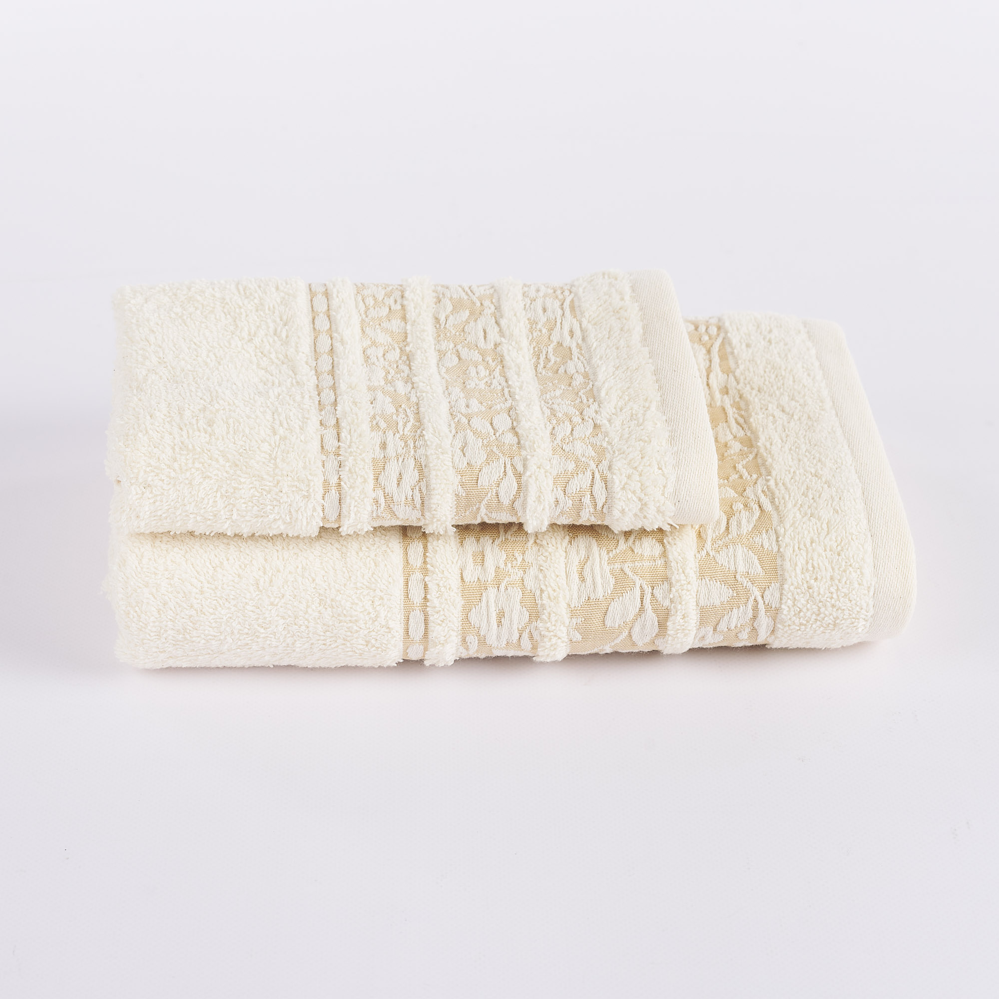 Set 1 + 1 Flower Linen Sponge panna Maè