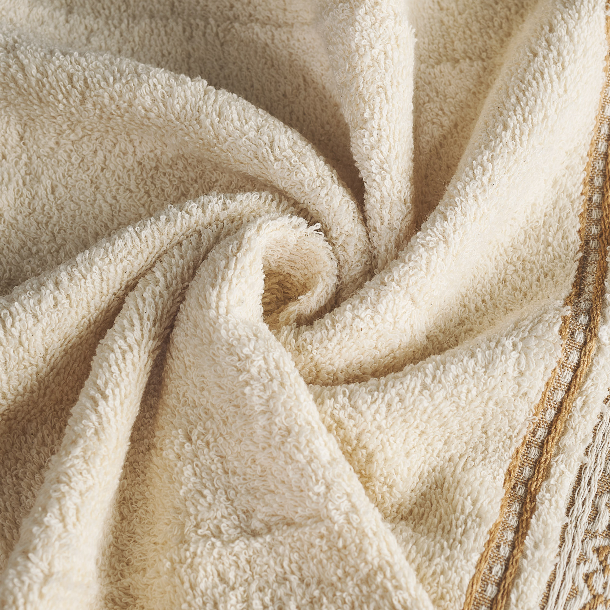 Set 1 + 1 Gänseblümchen Leinenschwamm beige Maè