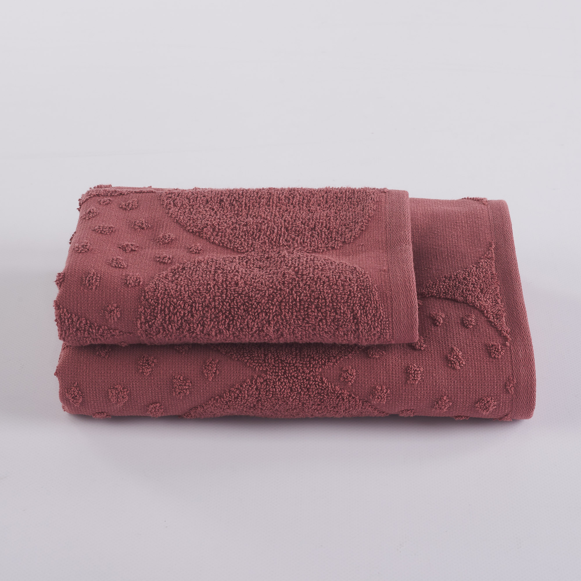 Set 1 + 1 Spugna Marta All Over bordeaux Maè