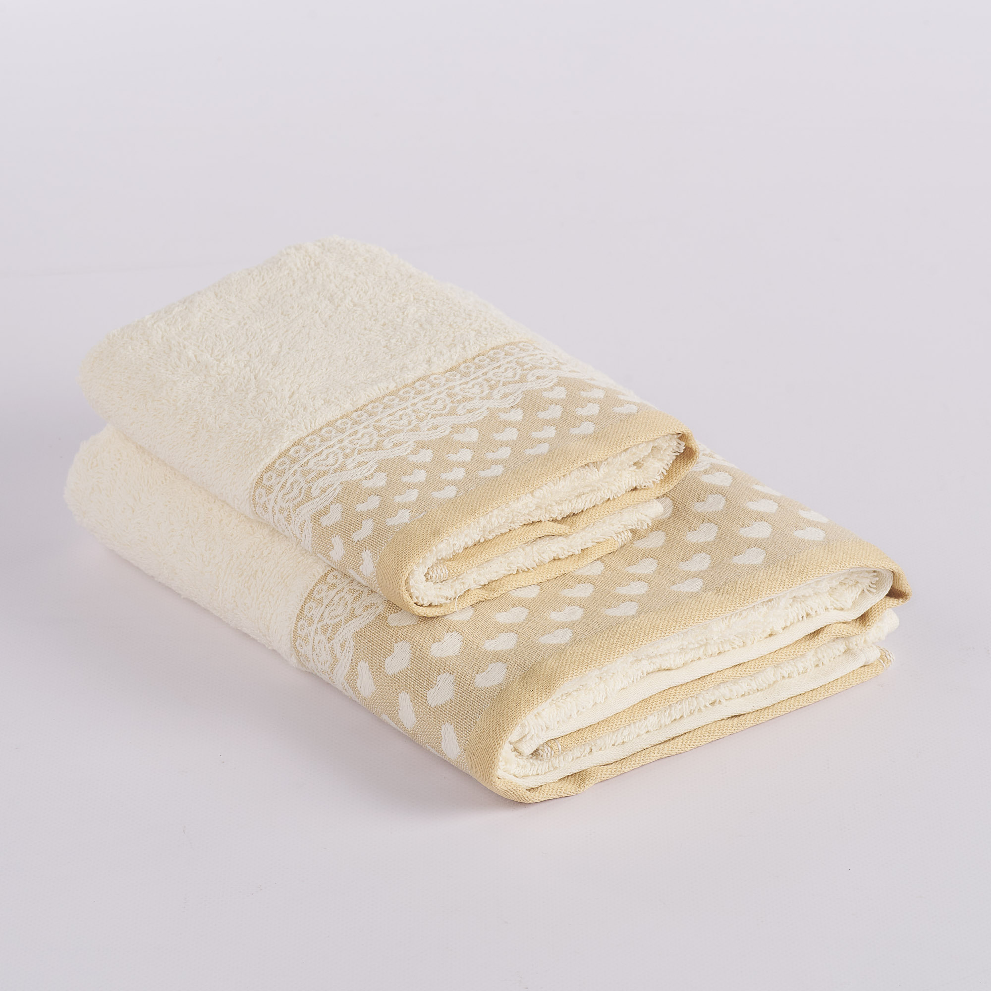 Set 1 + 1 Romantische Schwammherzen panna Maè