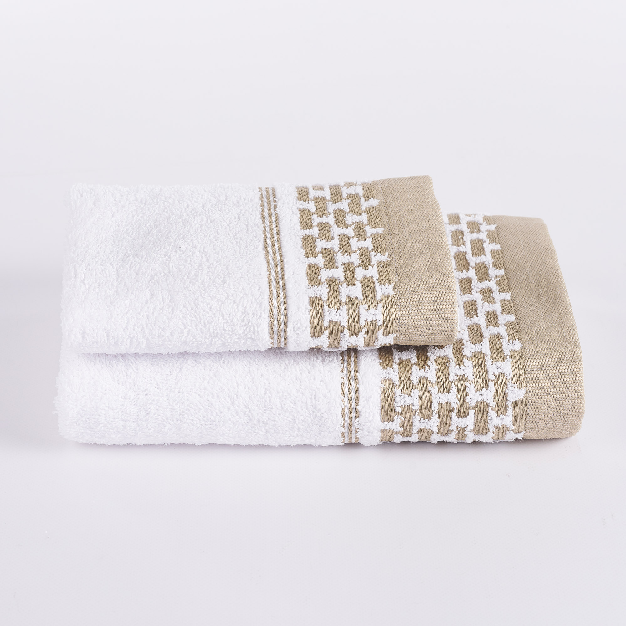 Set 1 + 1 Romantischer Ziegelschwamm bianco Maè