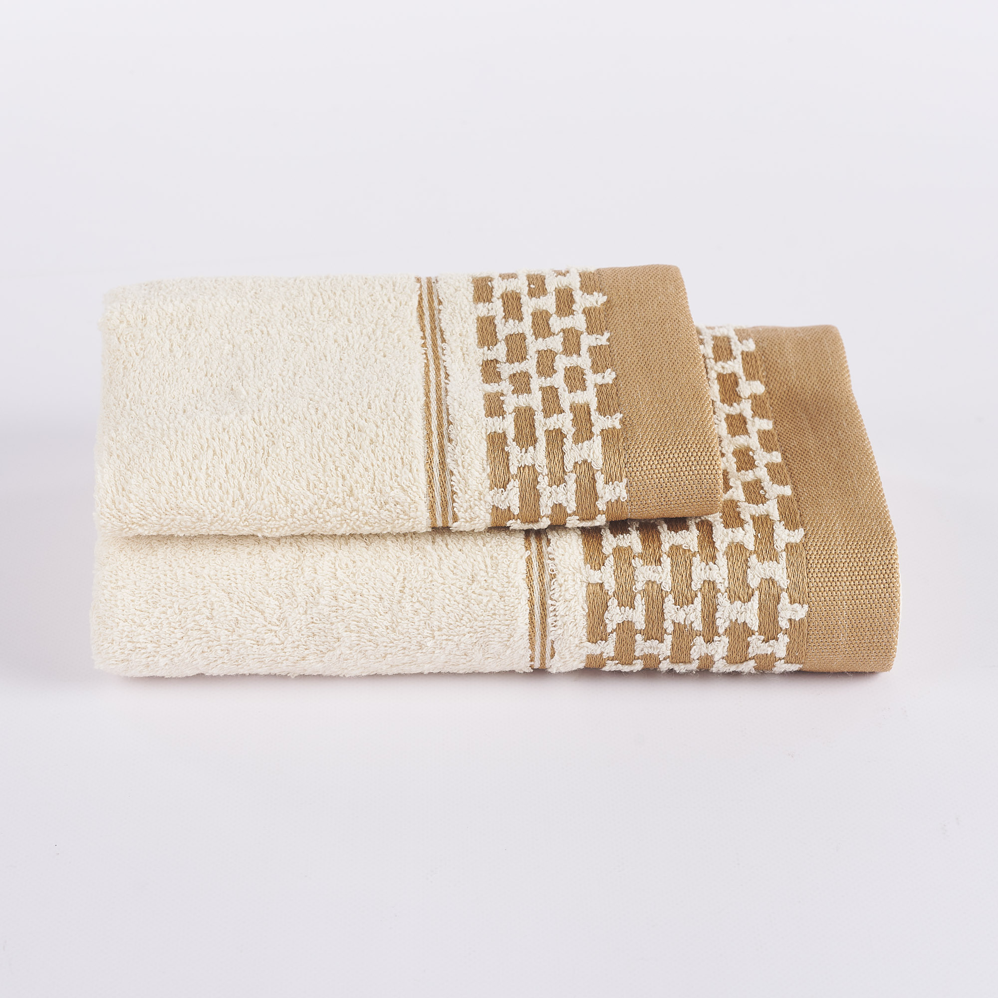 Set 1 + 1 Romantischer Ziegelschwamm beige Maè