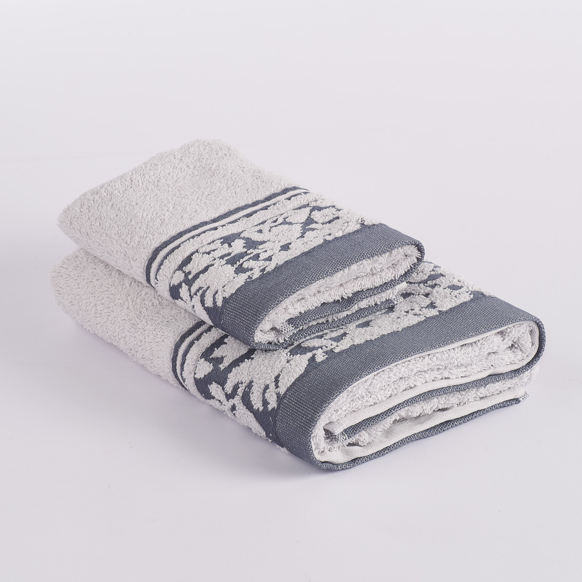 Set 1 + 1 Samba Floral Schwamm grigio Maè