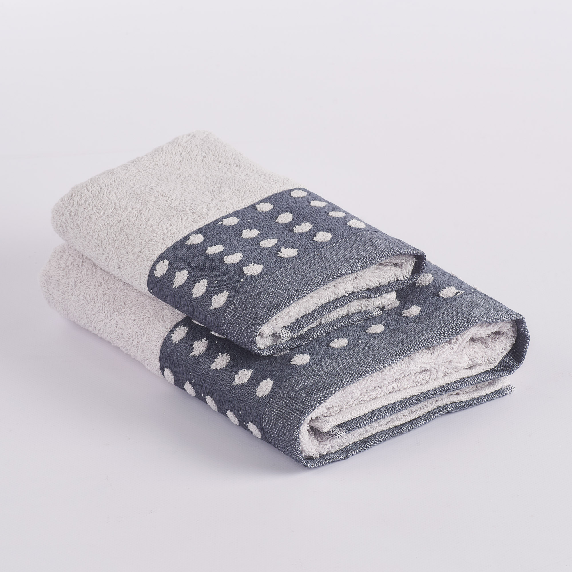 Set 1 + 1 Samba Polka Dot Sponge grigio Maè