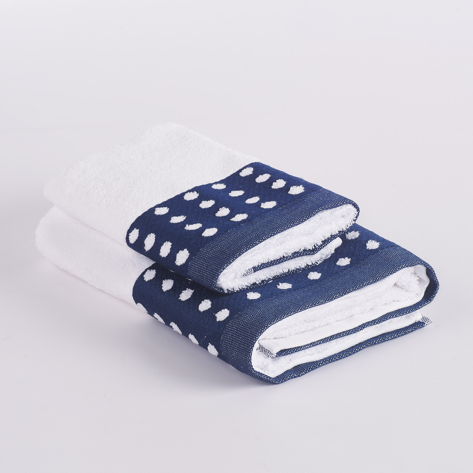 Set 1 + 1 Samba Polka Dot Sponge bianco Maè