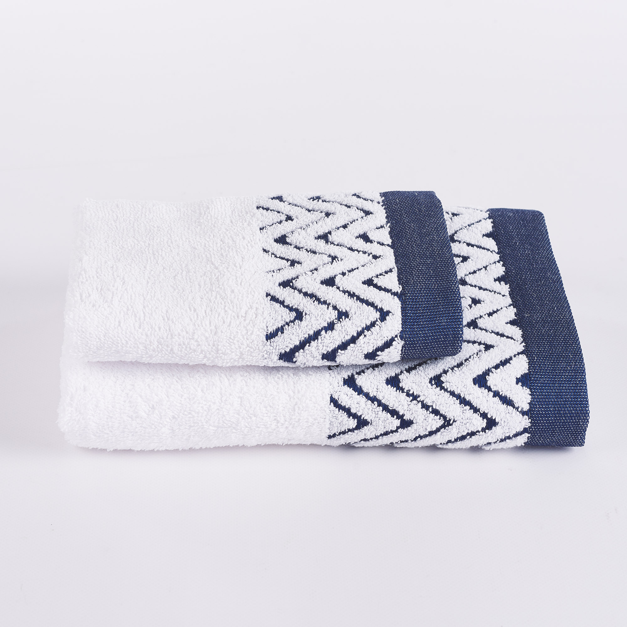 Set 1 + 1 Samba Zig Zag Sponge bianco Maè