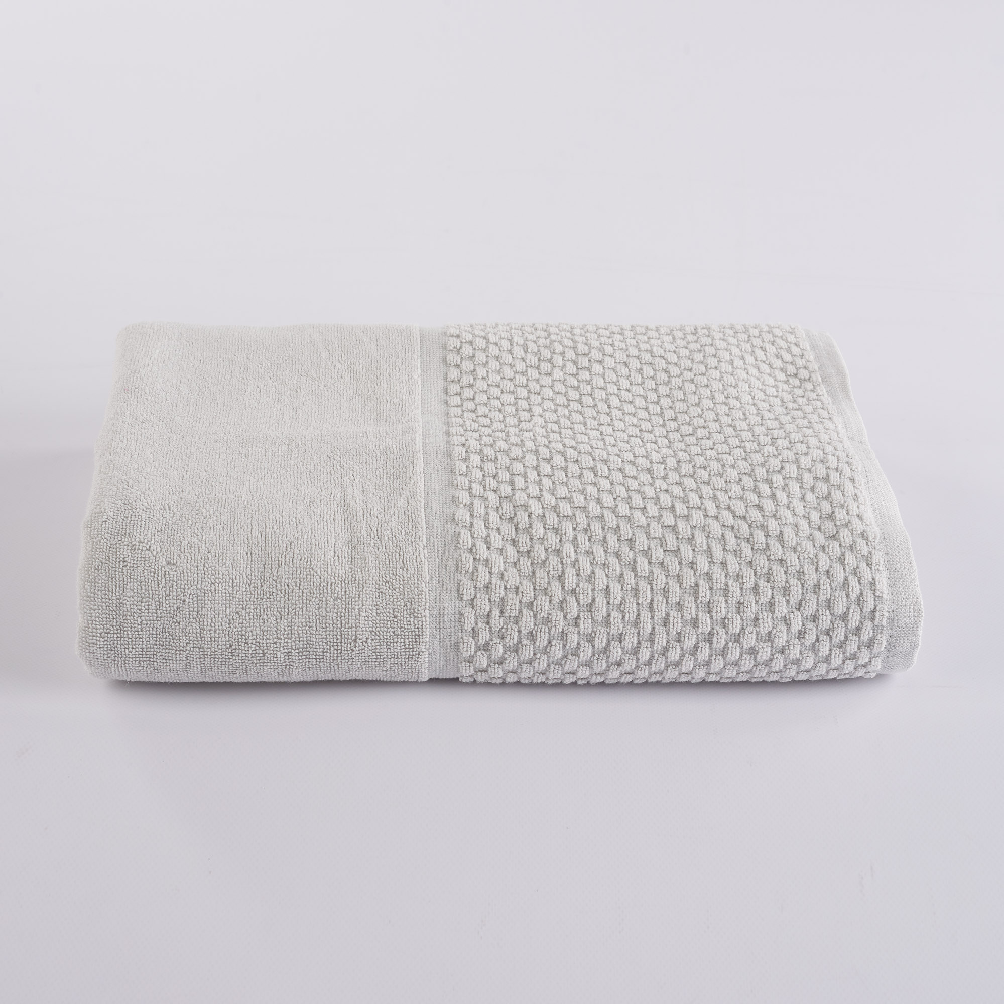 Shower Towel Check grigio Via Roma 60