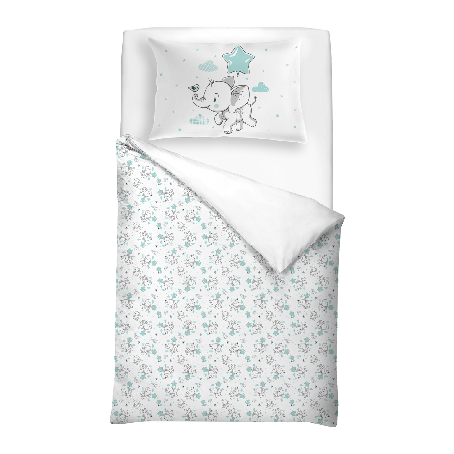 Complete Cradle Duvet Cover Baby Andy multicolor Maè