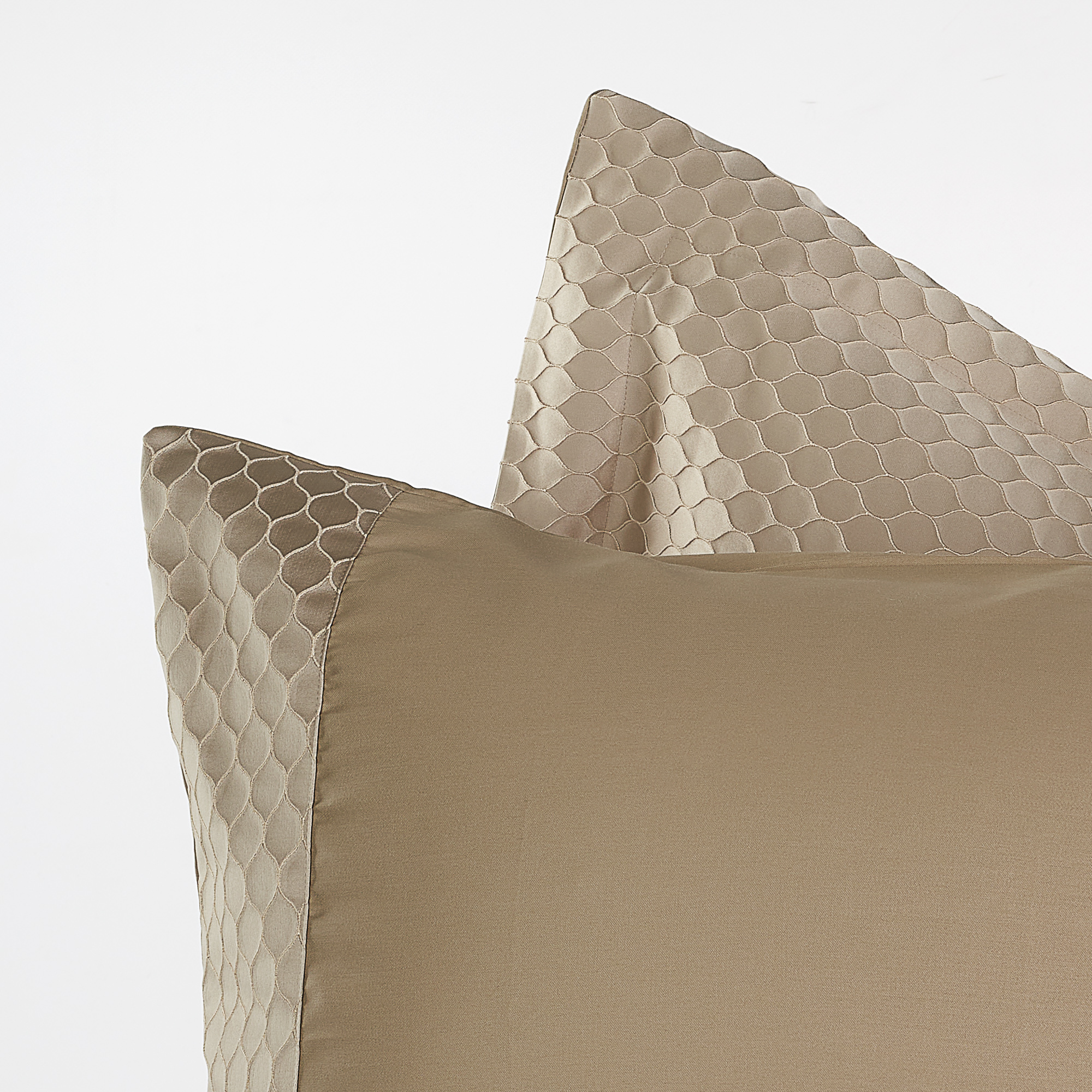 Bettbezugsset Sinuous beige Via Roma 60