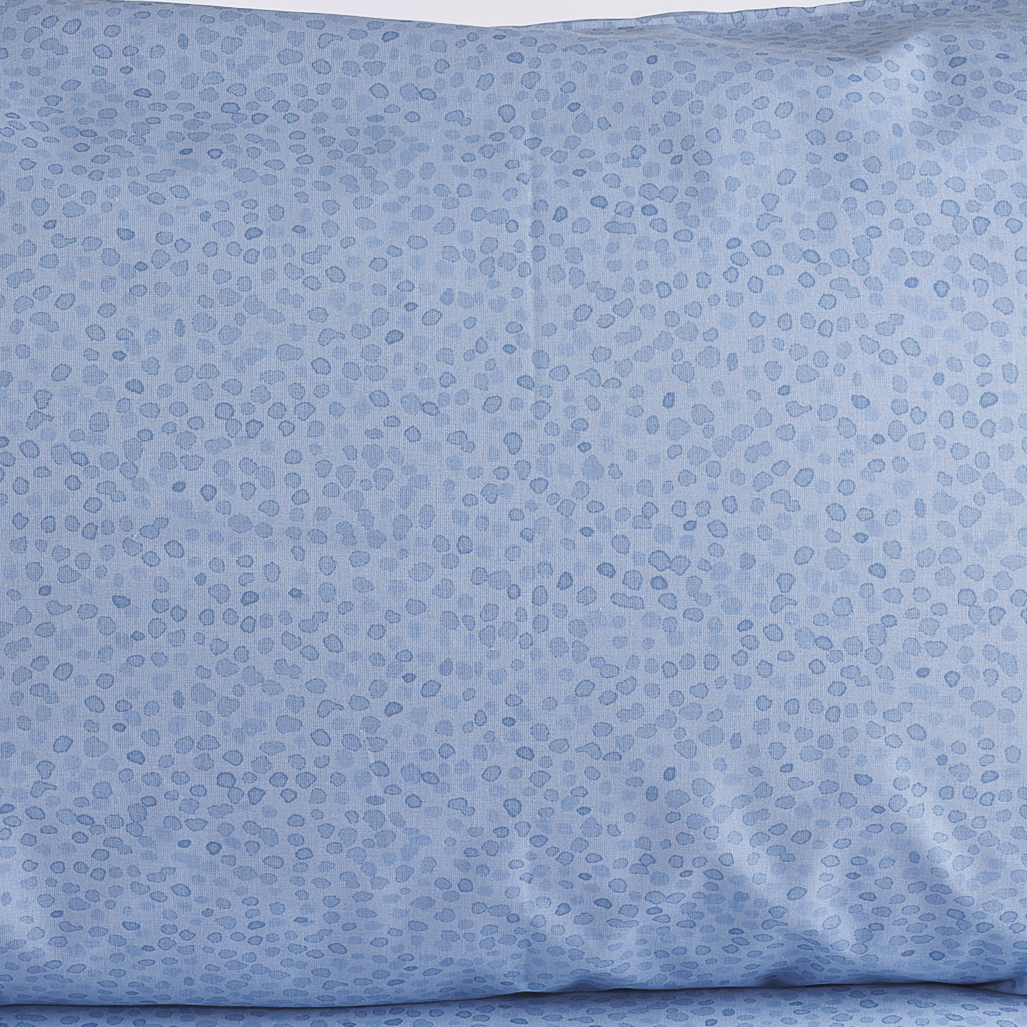 Chaos Cotton Duvet Cover Set blu Maè