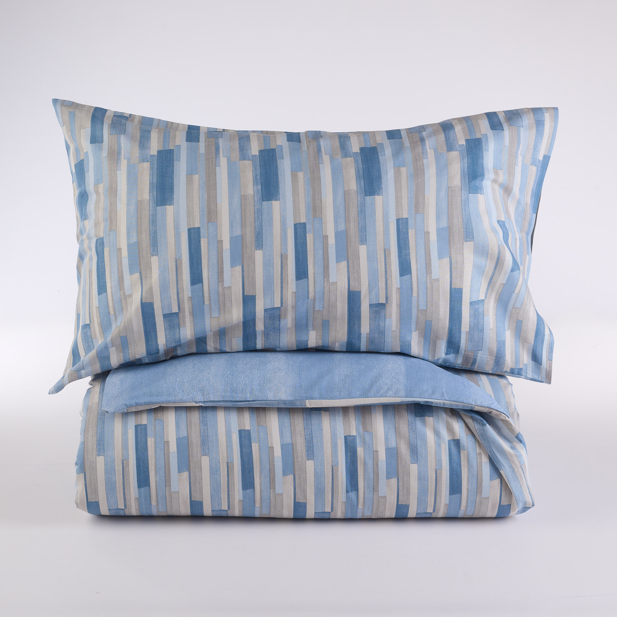 Cooper Baumwoll-Bettbezugsset azzurro Maè