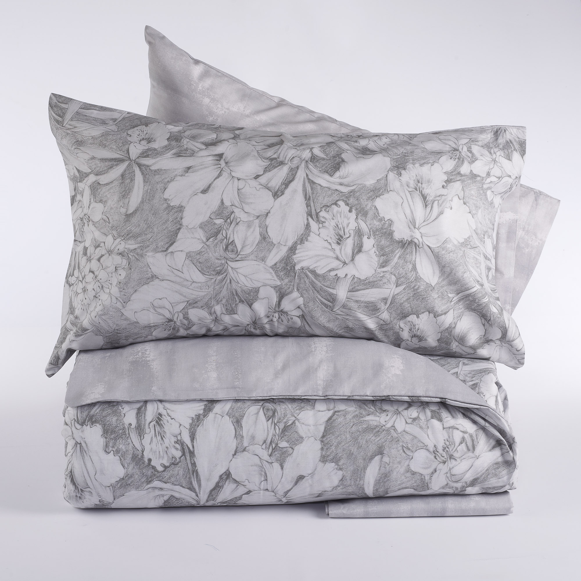 Ester Duvet Cover Set grigio Via Roma 60