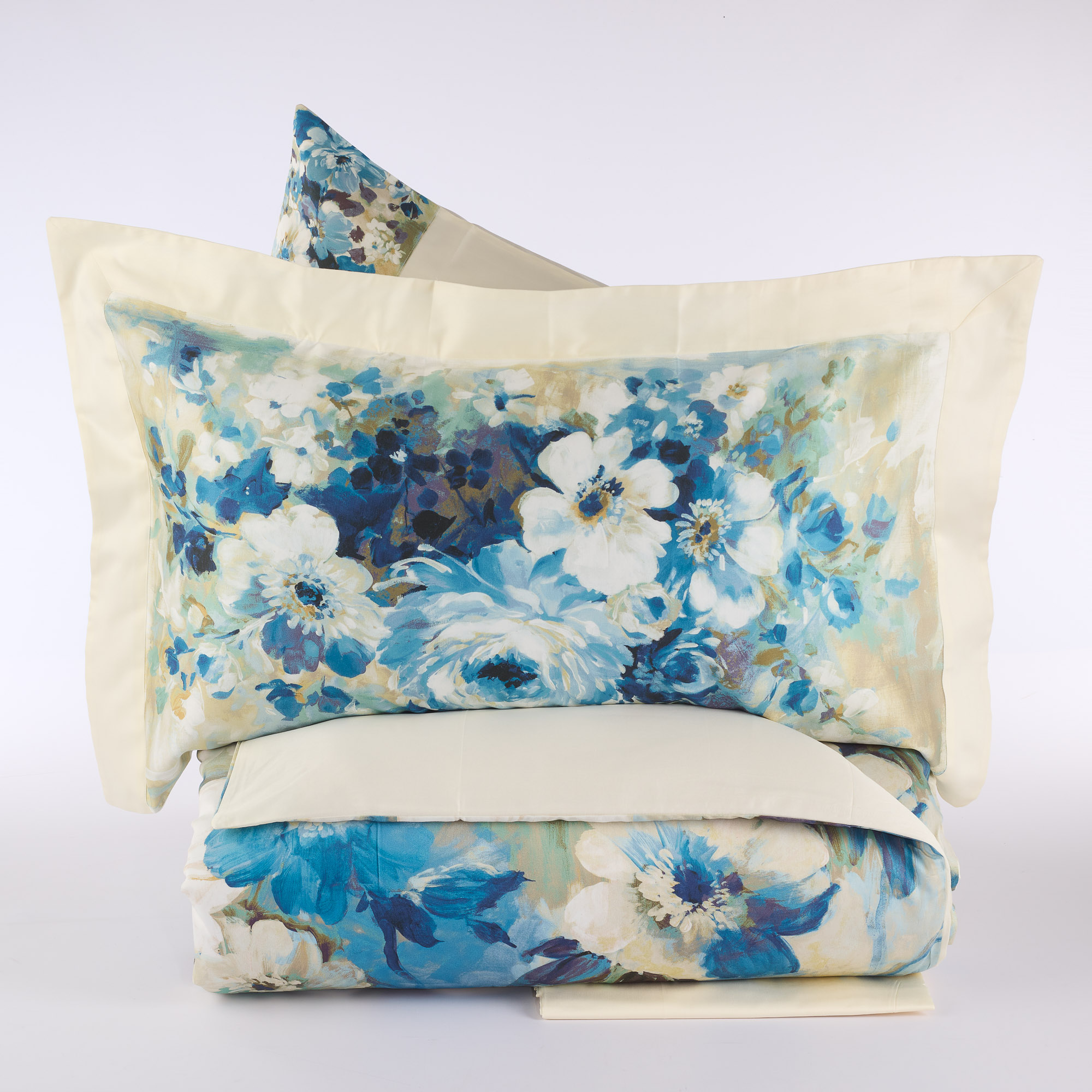 Completo Copripiumino Garda azzurro Via Roma 60