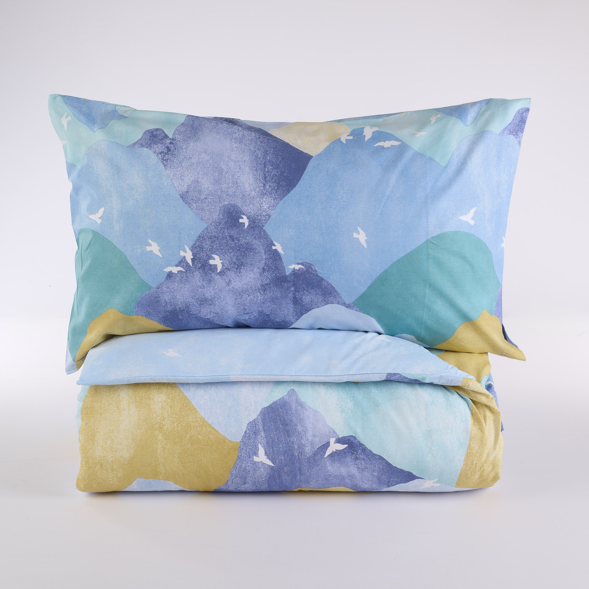 Hyma Baumwoll-Bettbezugsset acqua Maè