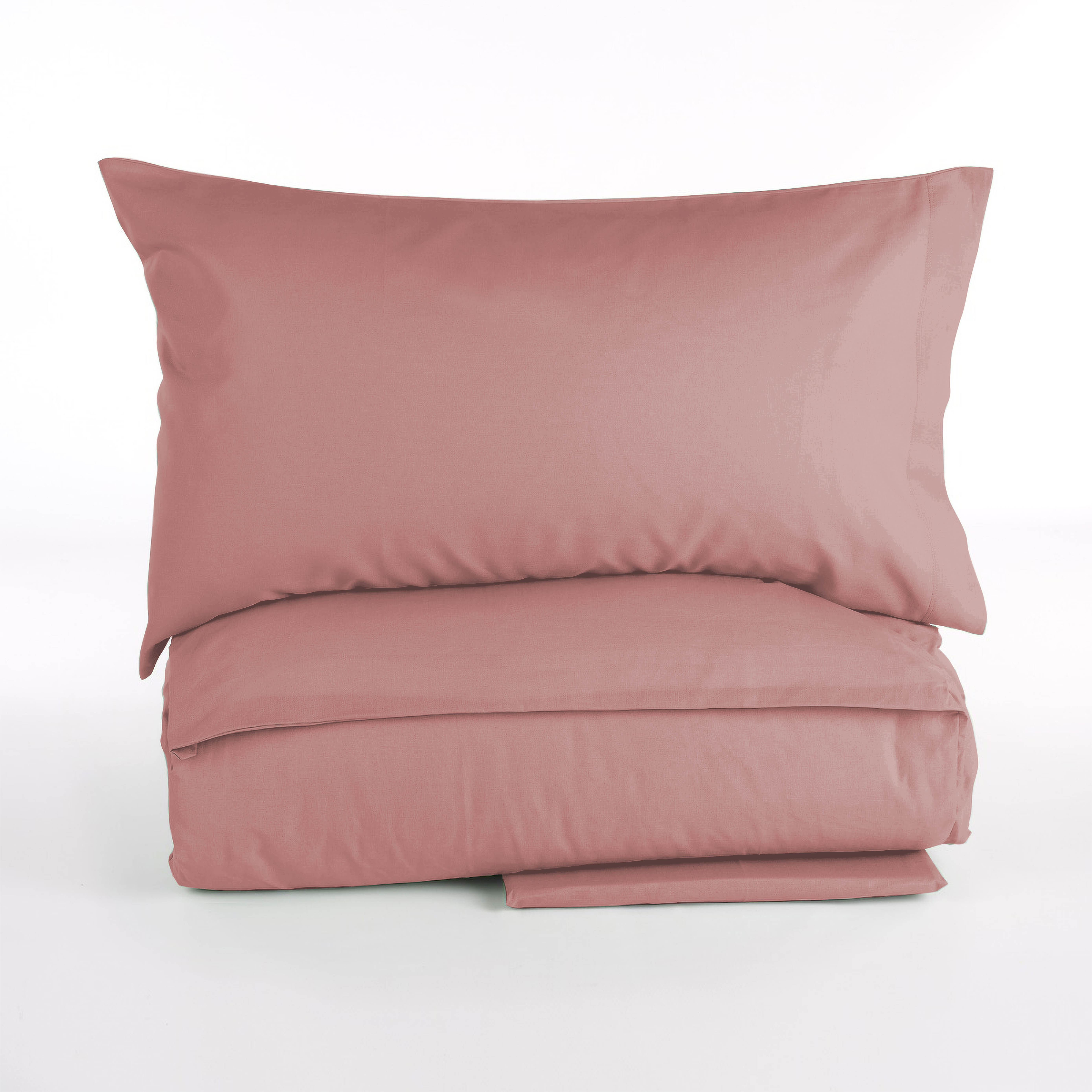 Bettbezugsset Baumwollfarben AI25 rosa Maè