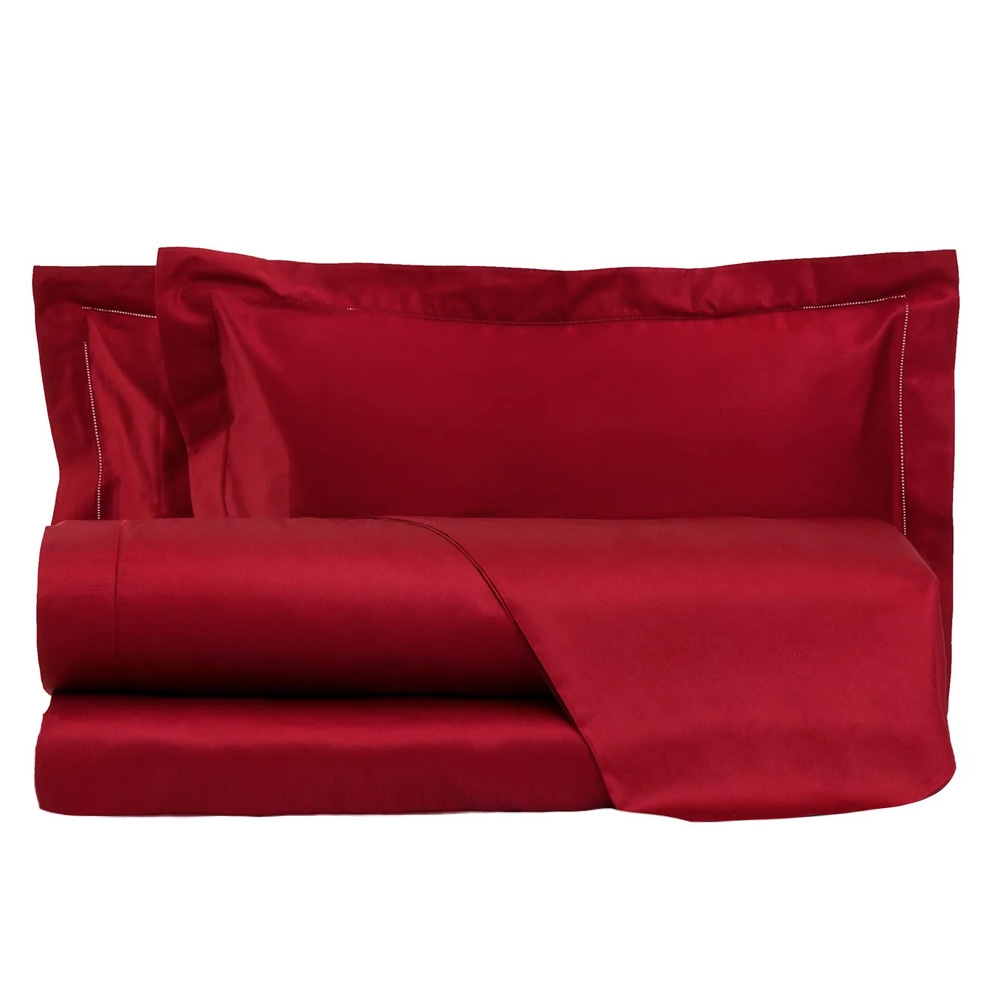 Tiffany OLD Satin Duvet Cover Set bordeaux Via Roma 60