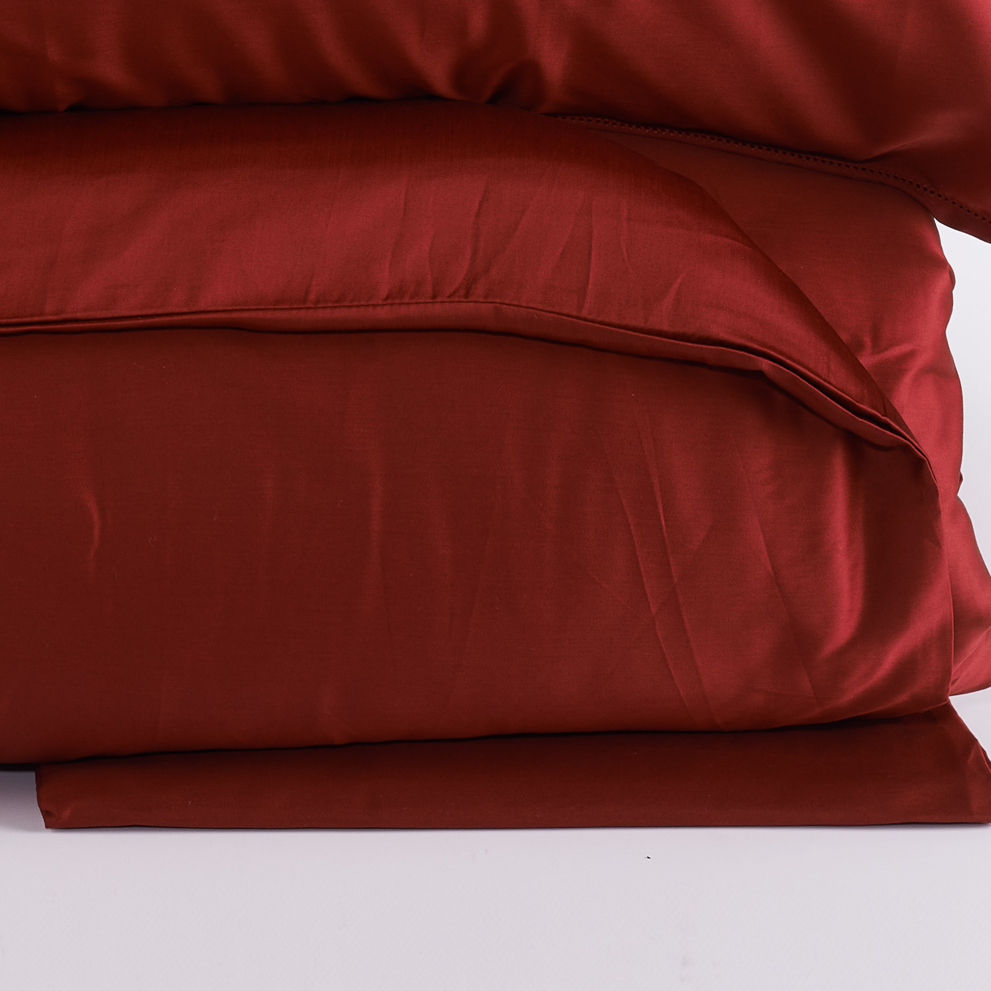 Tiffany Satin Duvet Cover Set bordeaux Via Roma 60