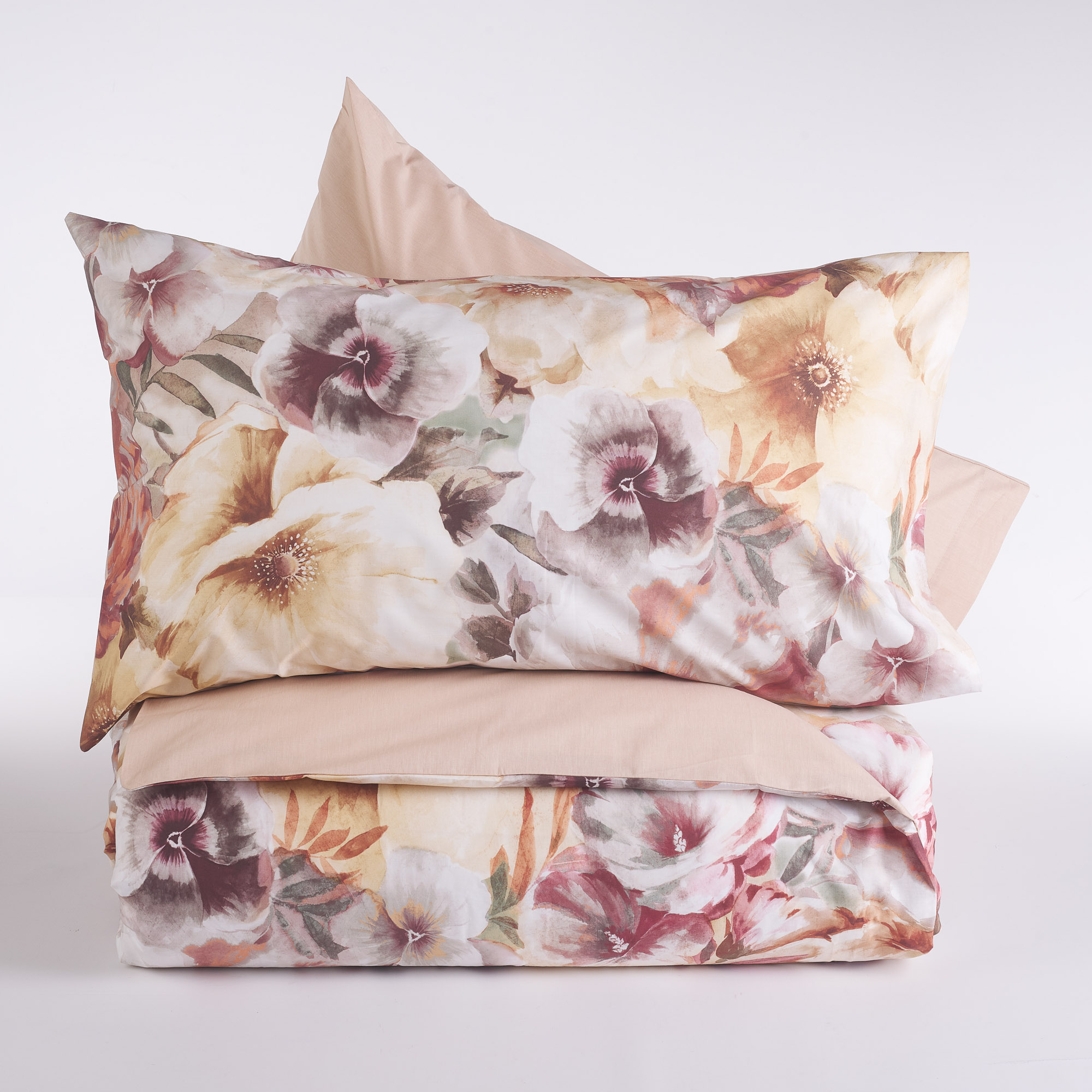 Parure Copripiumino Monica cipria Via Roma 60