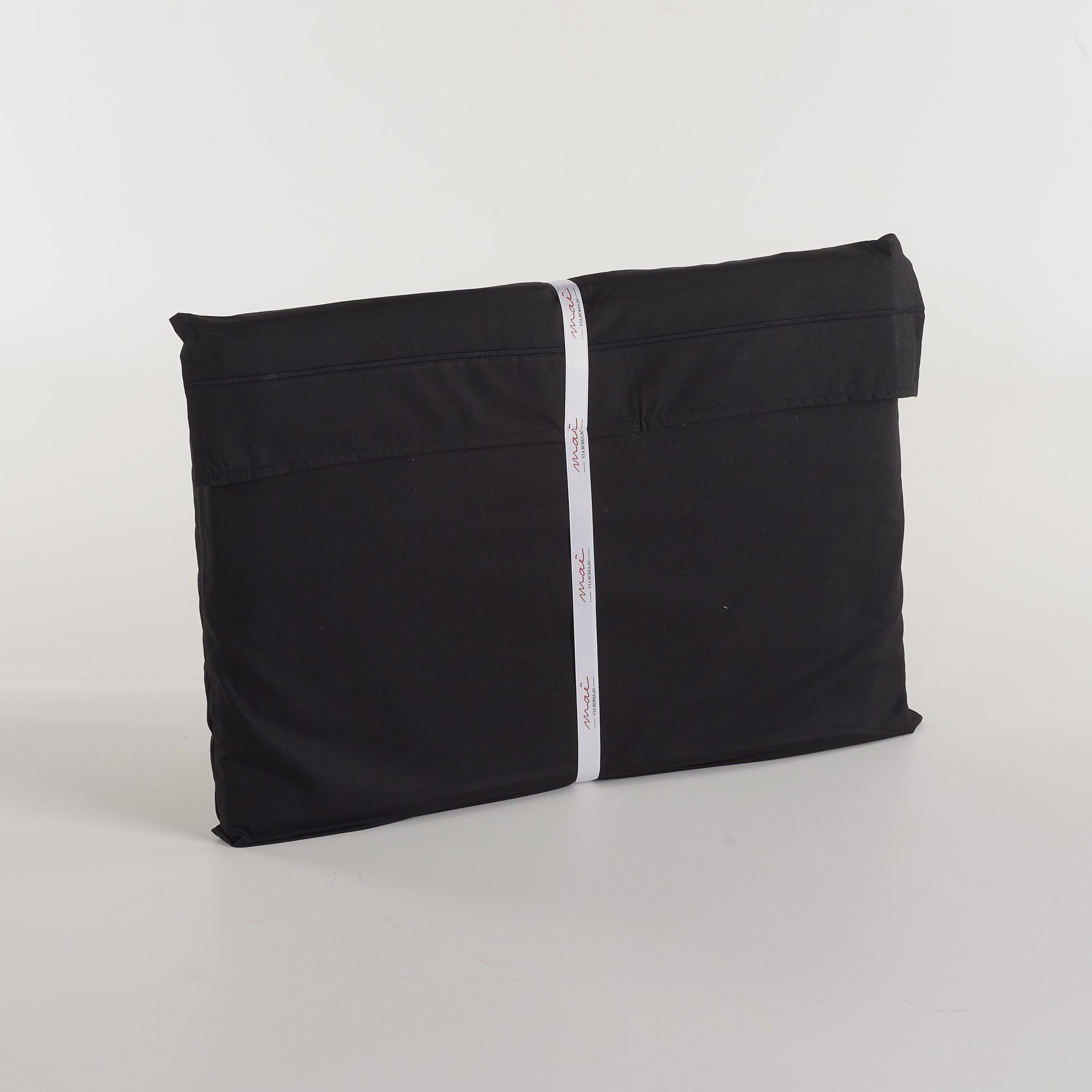 Bourdonne sheet set nero Maè