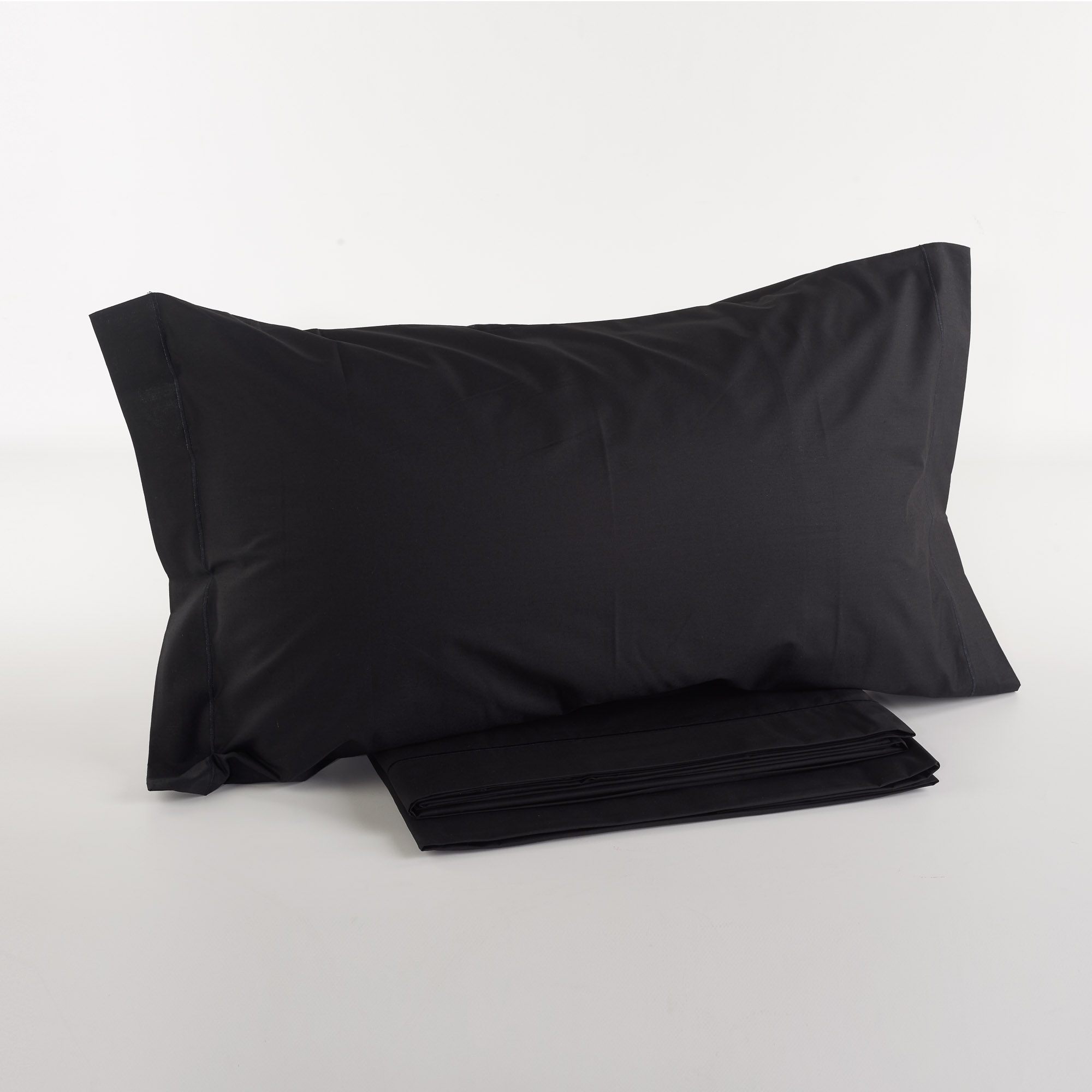 Bourdonne sheet set nero Maè