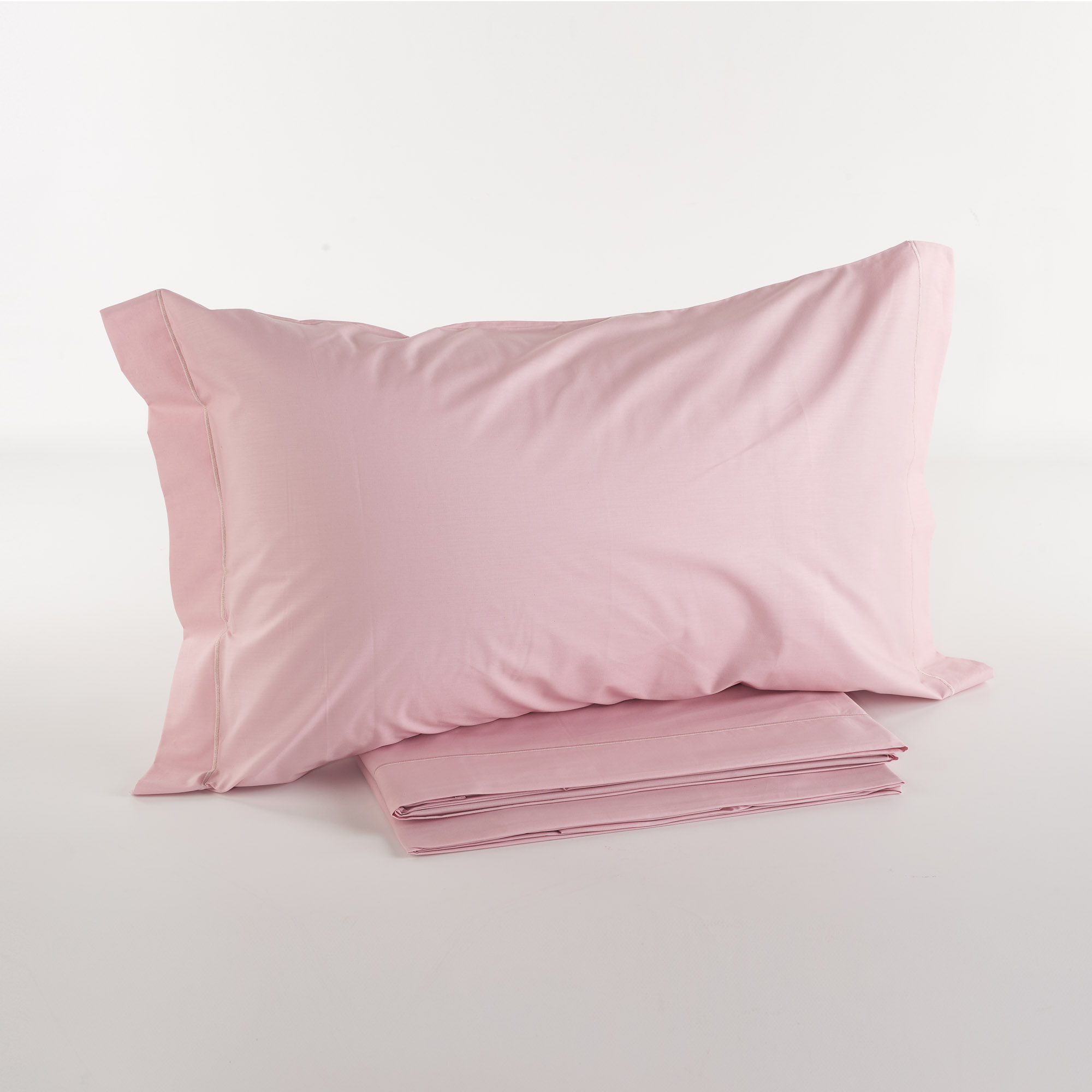 Bourdonne sheet set rosa antico Maè